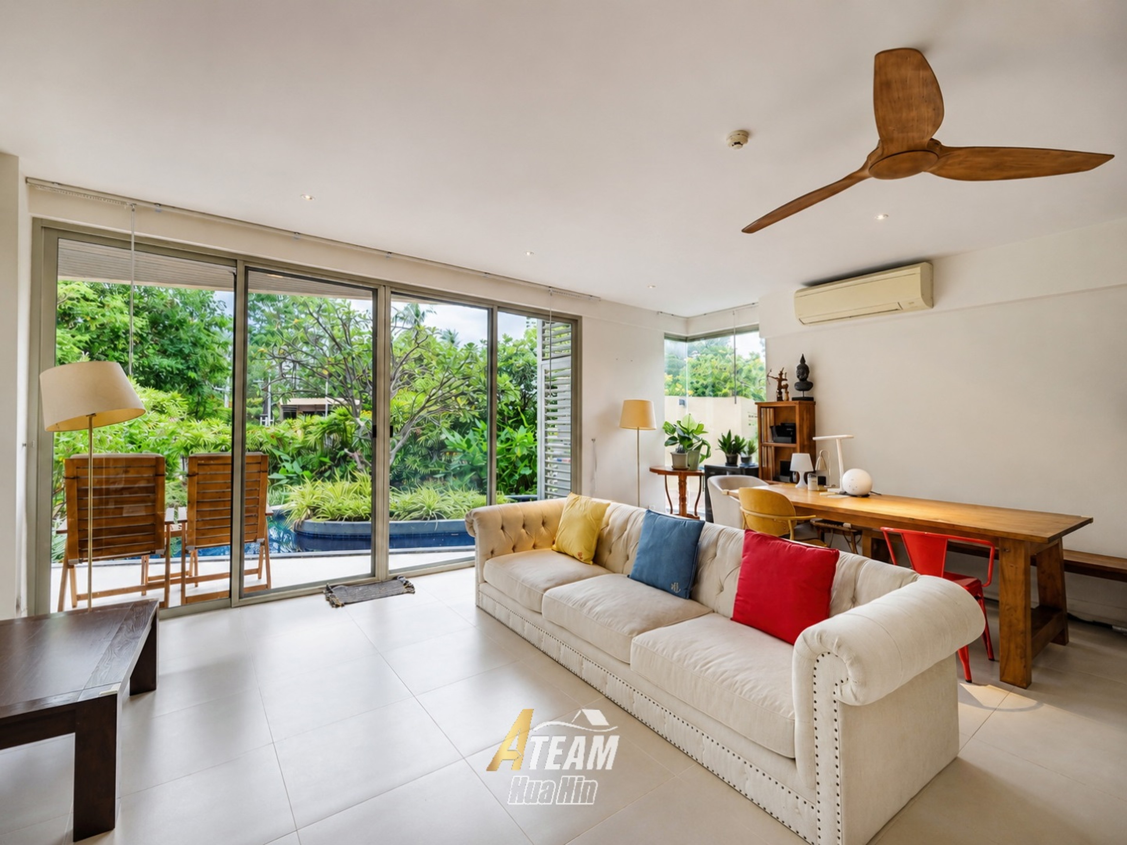 Appartement de 2 chambres avec accès à la piscine à Baan Thew Talay Aqua Marine, Cha-Am