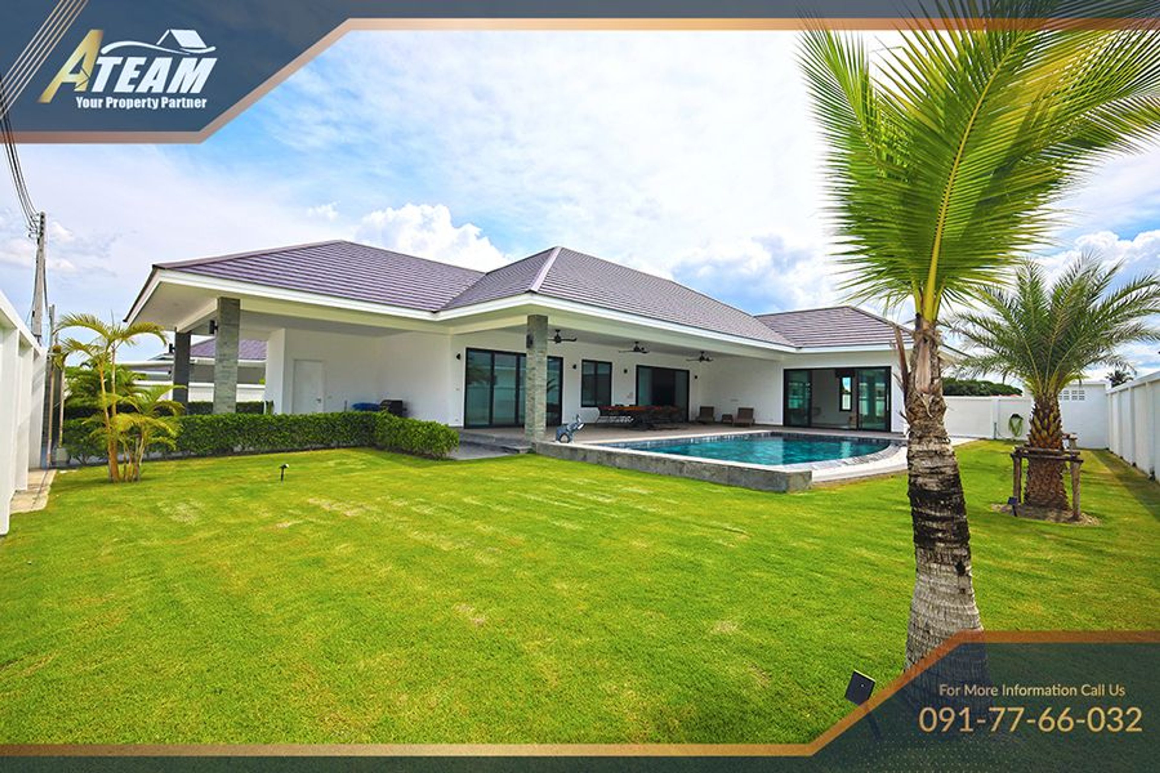 Highland Villas 2 – Modern 3-Bedroom Eco Pool Villa in Hua Hin RENT thumbnail 2