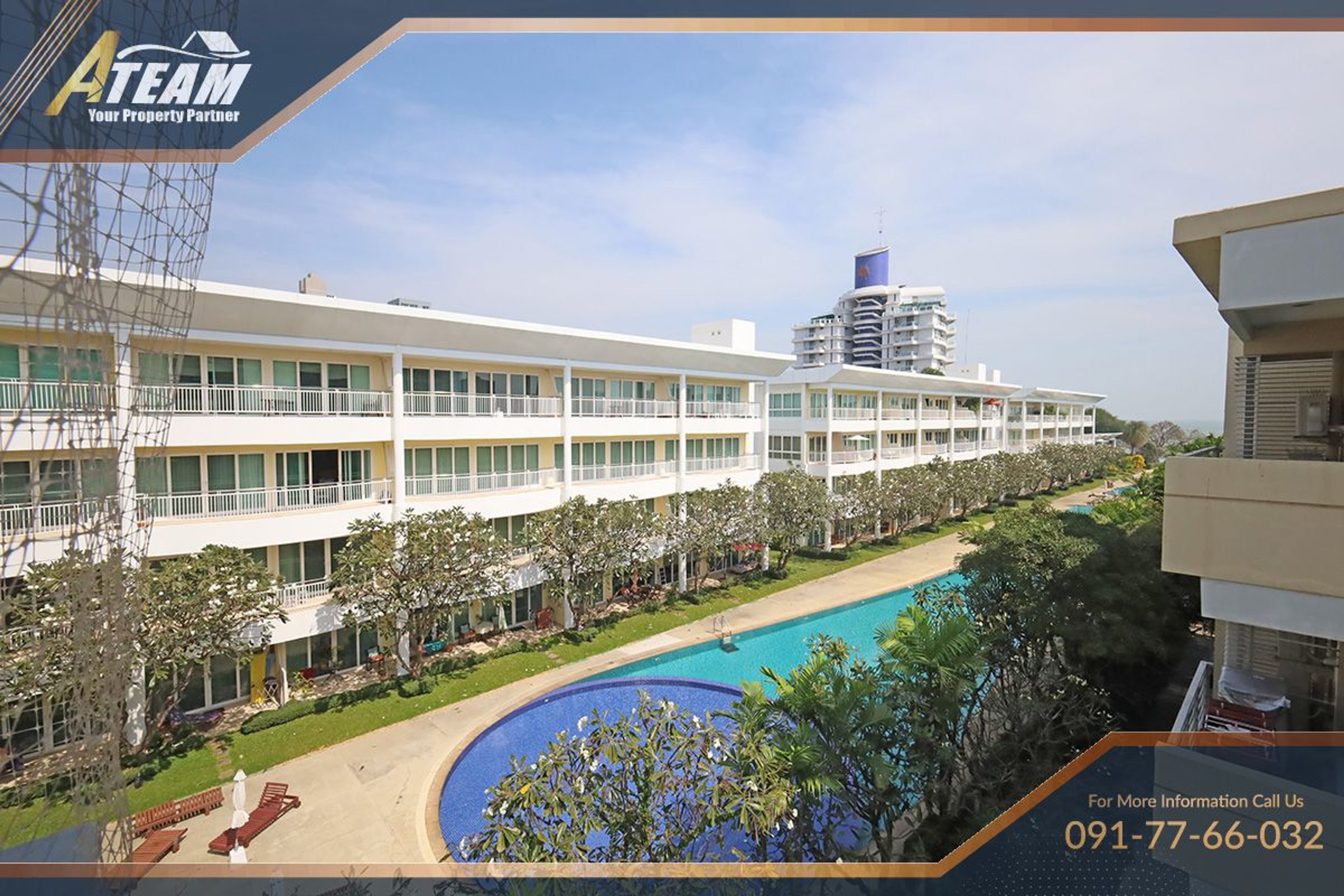 Condo for Sale – 1 Bedroom Seaview Baan Sanpluem, Hua Hin  thumbnail 2