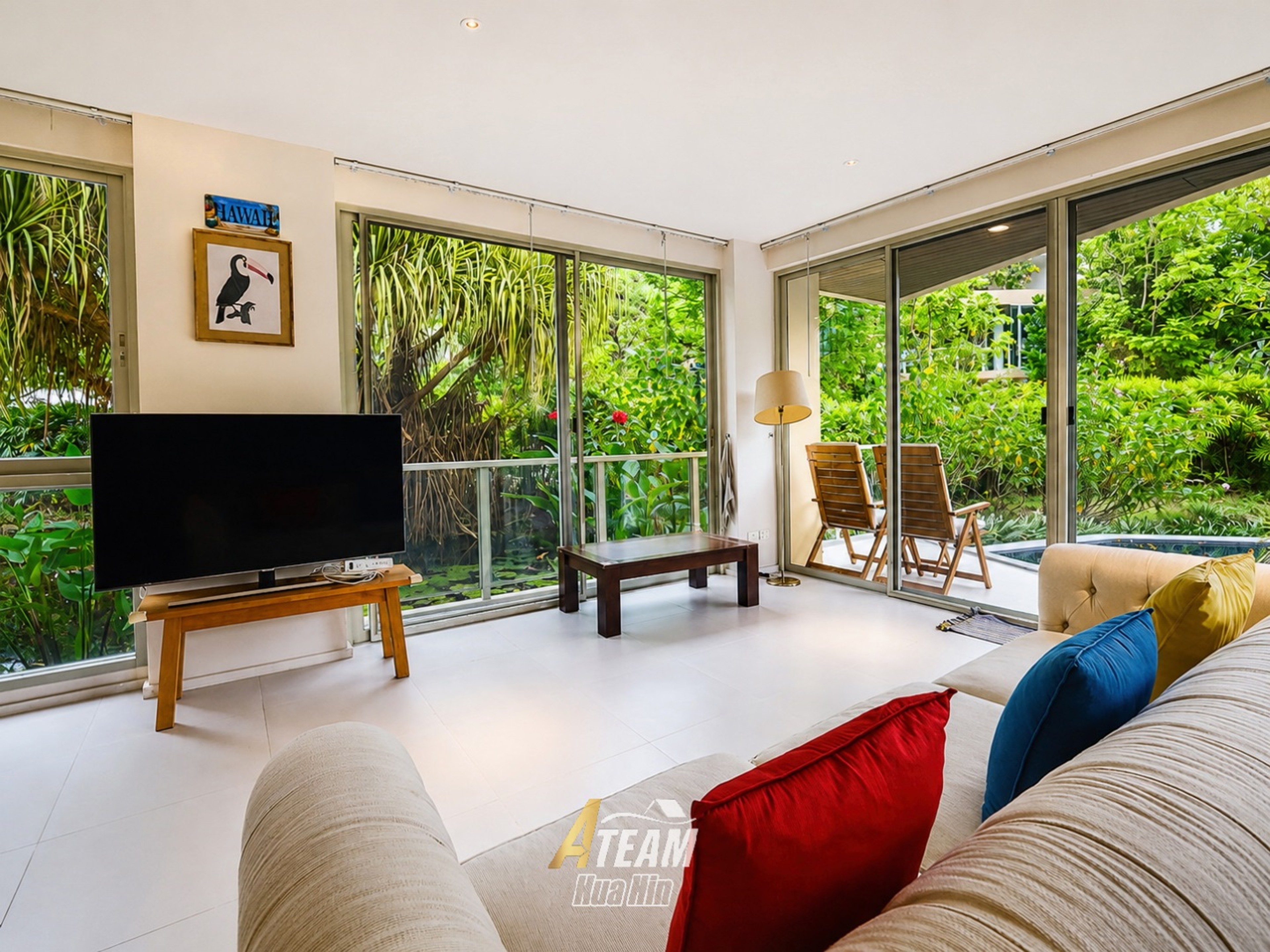Appartement de 2 chambres avec accès à la piscine à Baan Thew Talay Aqua Marine, Cha-Am