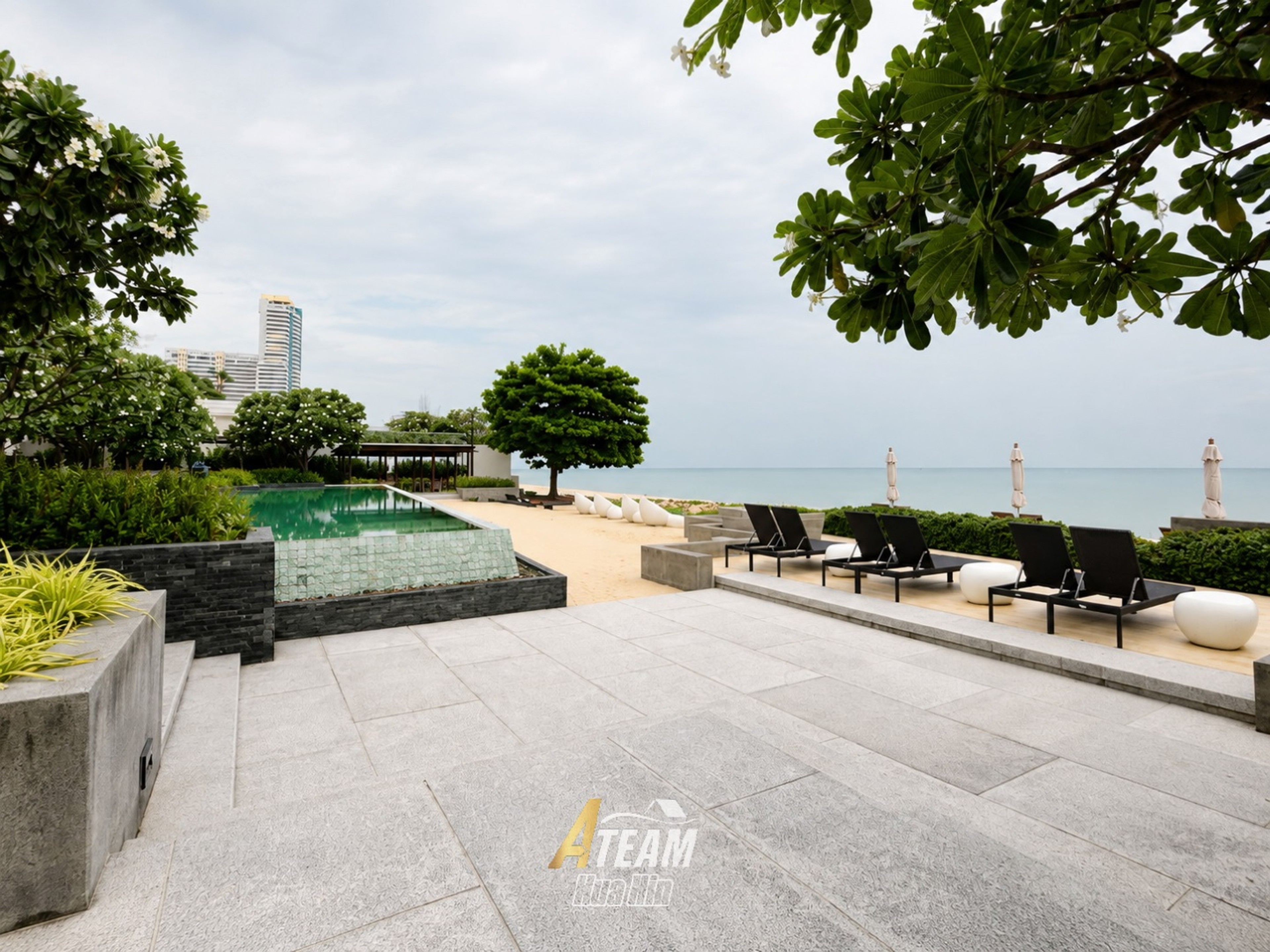 Appartement de 2 chambres avec accès à la piscine à Baan Thew Talay Aqua Marine, Cha-Am