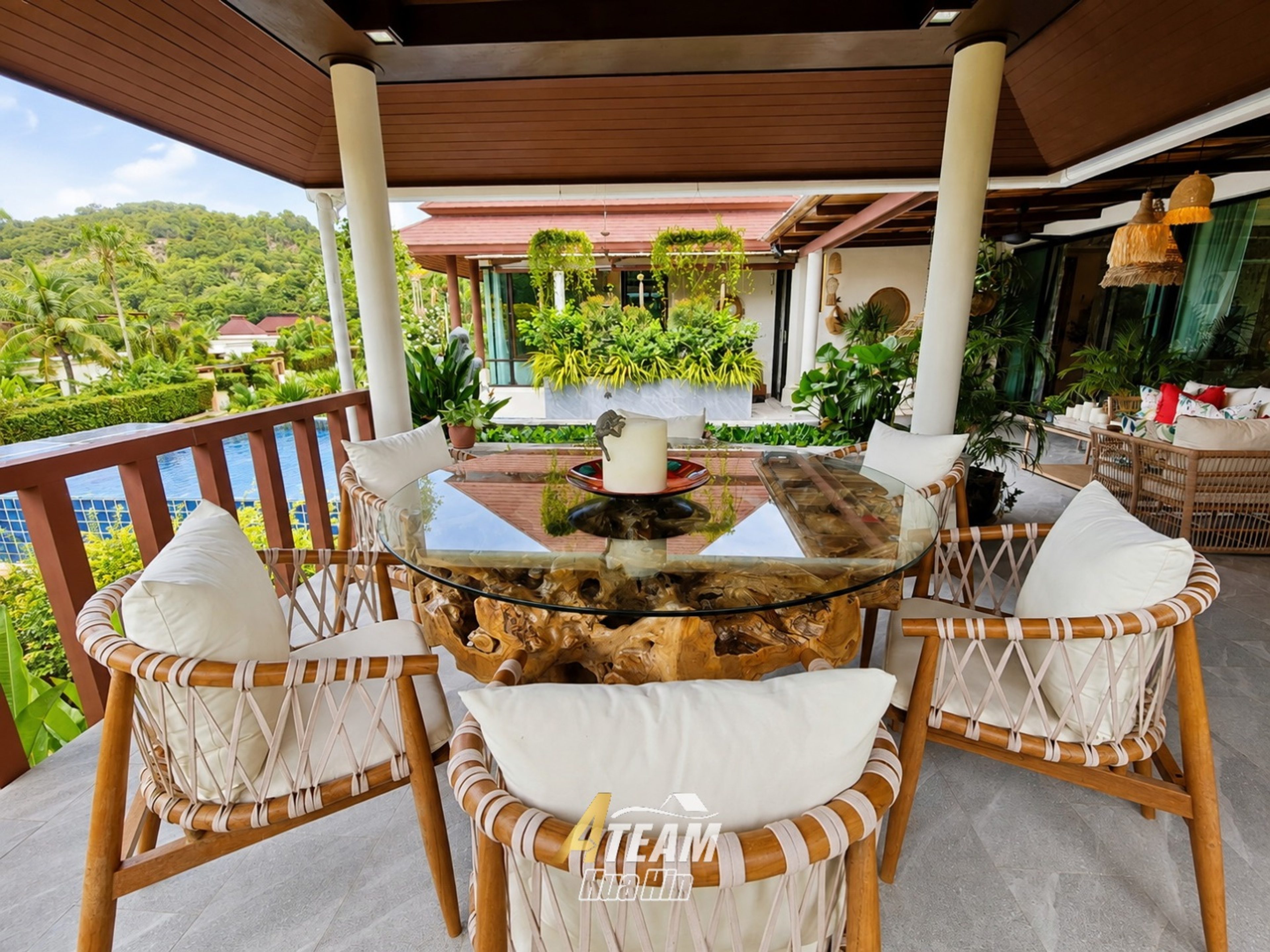 Spacious 3-Bedroom Pool Villa with Mountain Views – Panorama Village, Khao Tao thumbnail 32