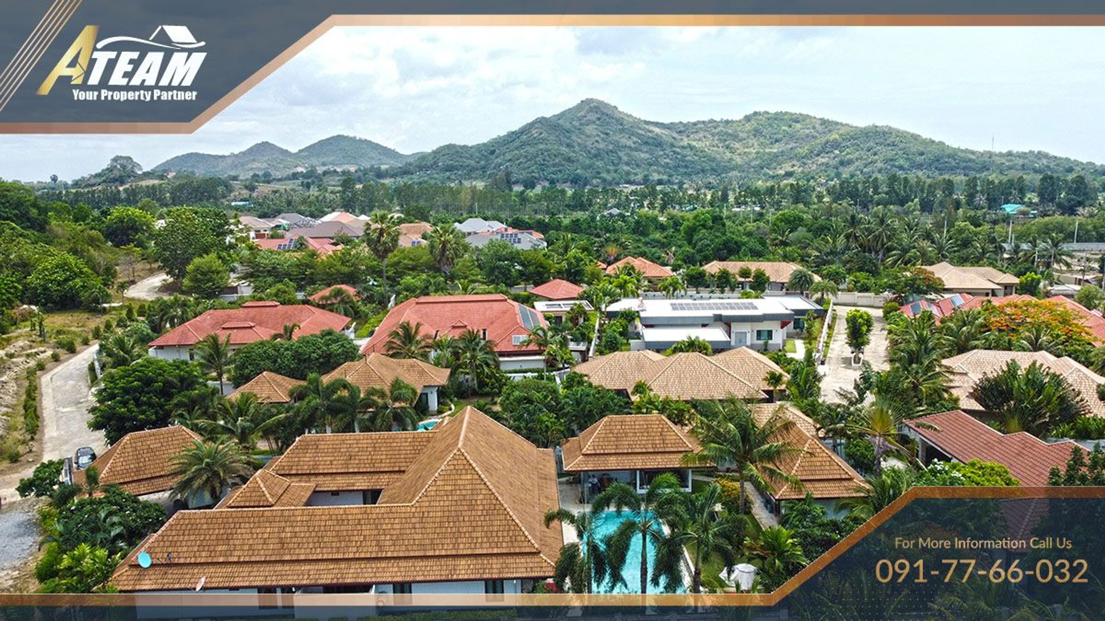 Luxury Pool Villa For Sale in Hana Village, Pranburi thumbnail 5