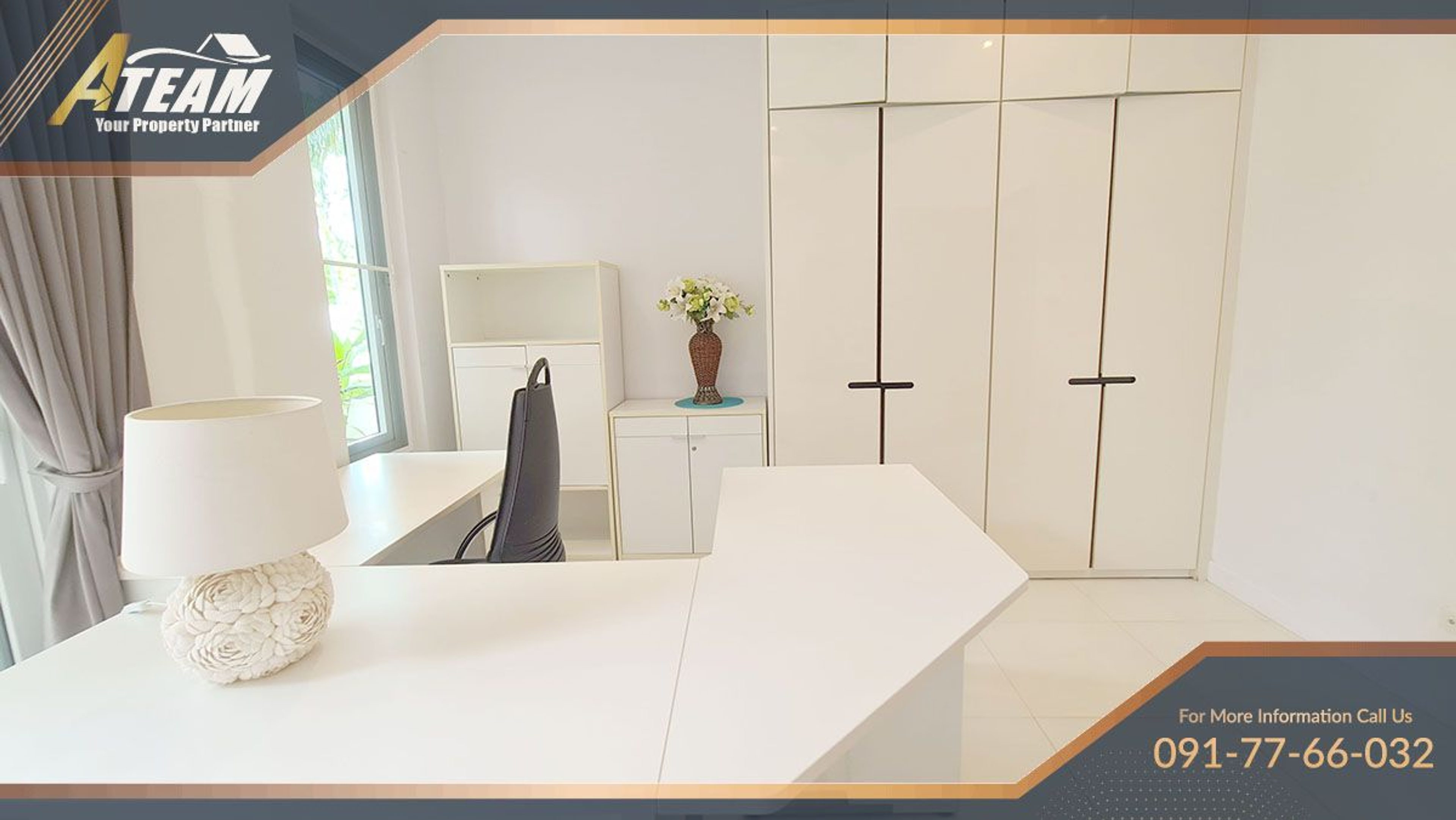 Modern Red Mountain House for Rent with 1 Office Room | 47,000 THB/Month thumbnail 23