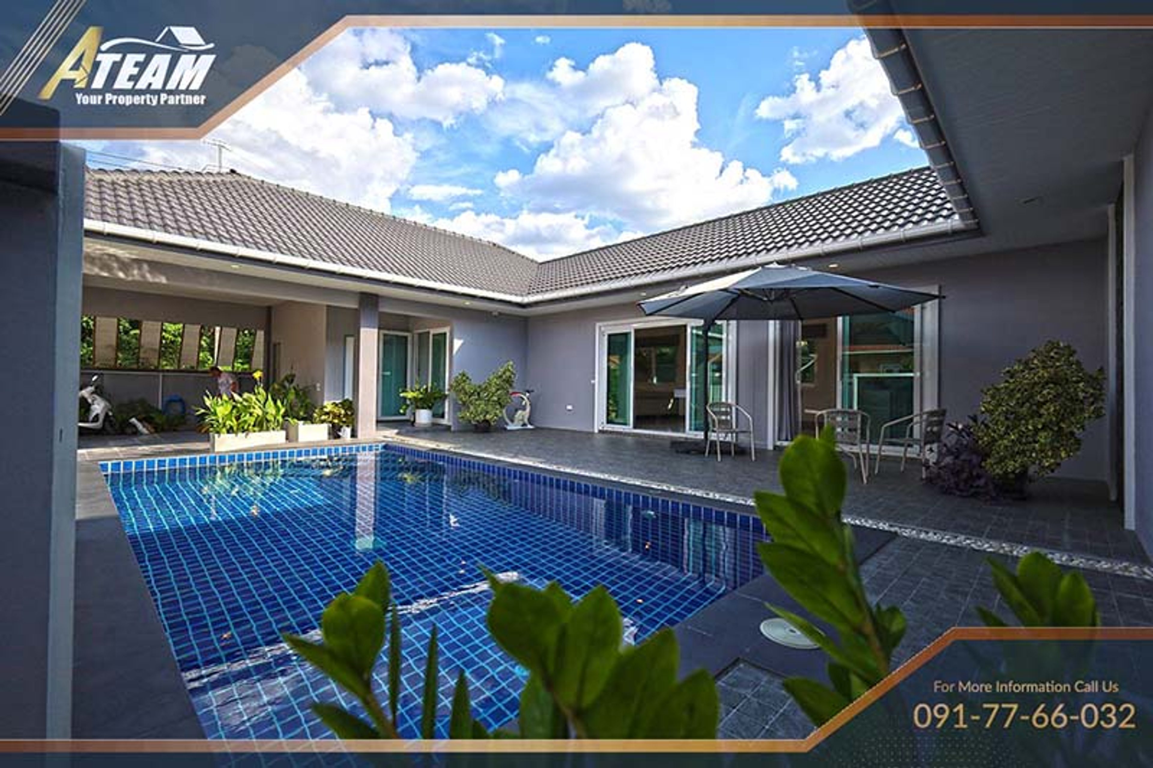 Modern 3-Bedroom Pool Villa - Samor Prong, Hua Hin thumbnail 2