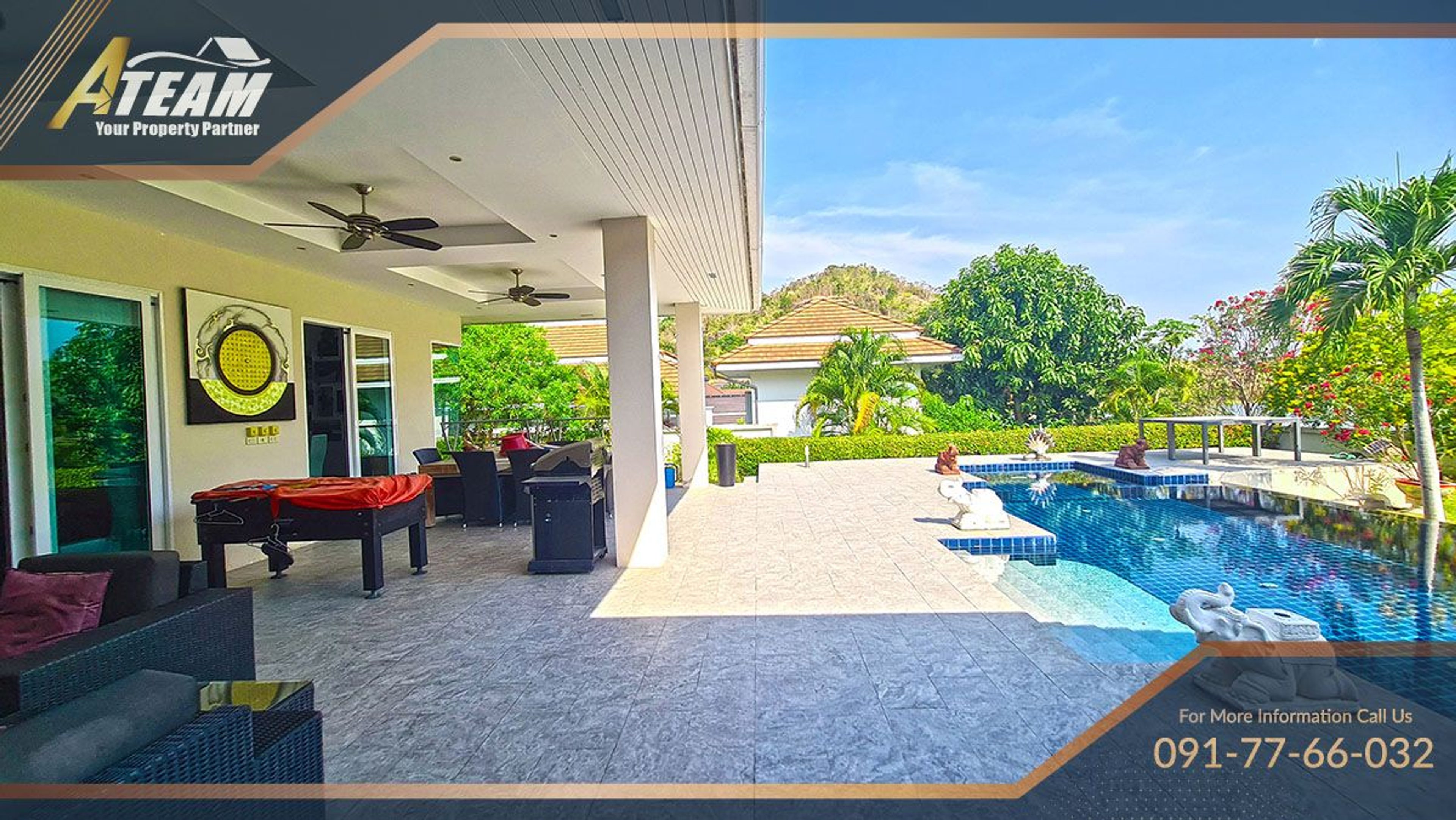 380 sqm, 3 Bedroom 3 Bathroom Poolvilla at Red Mountain Waterside, Hua thumbnail 36