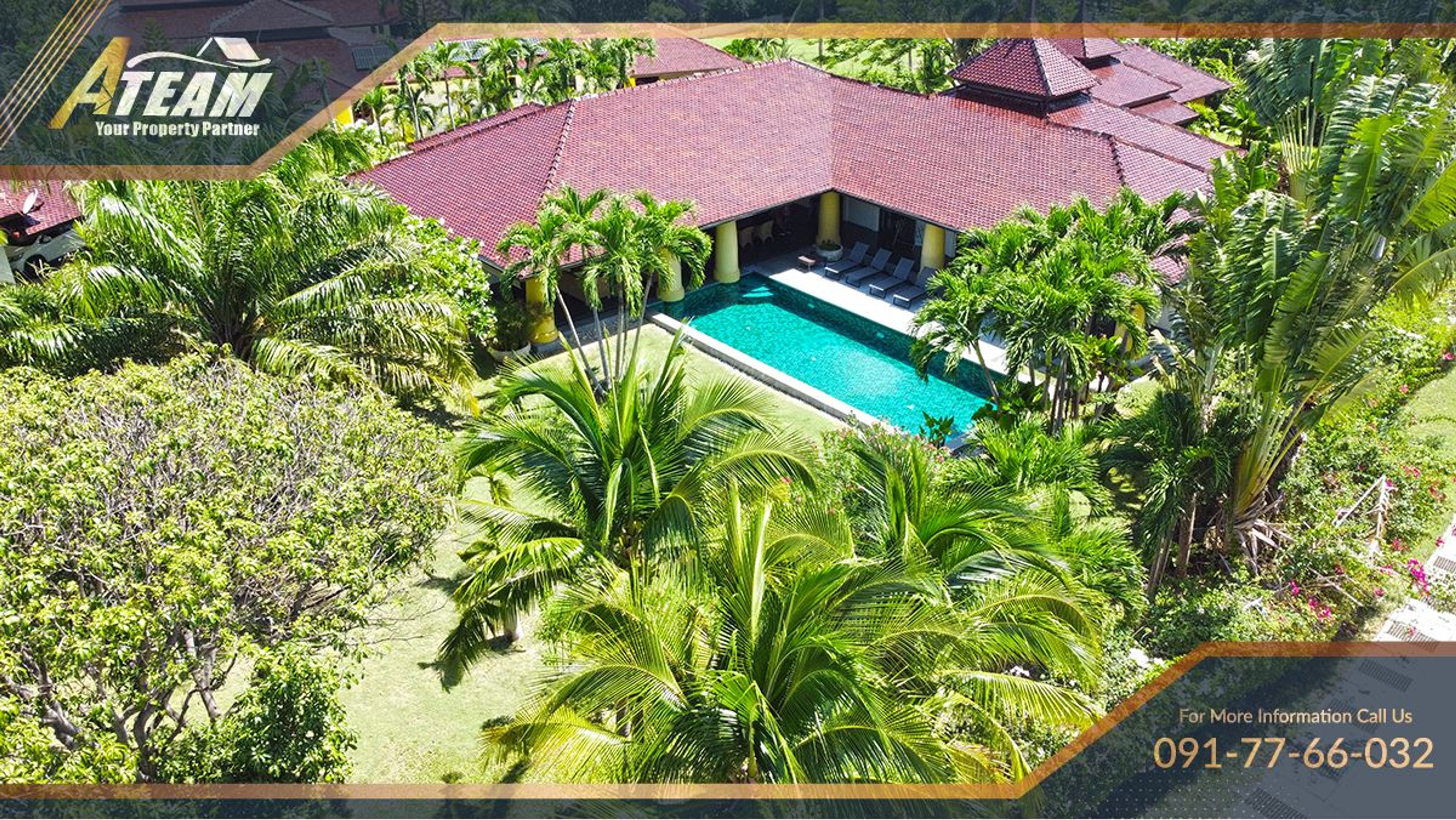 4 Bedrooms 5 Bathrooms Balistyle Poolvilla close to Soi 114 thumbnail 2