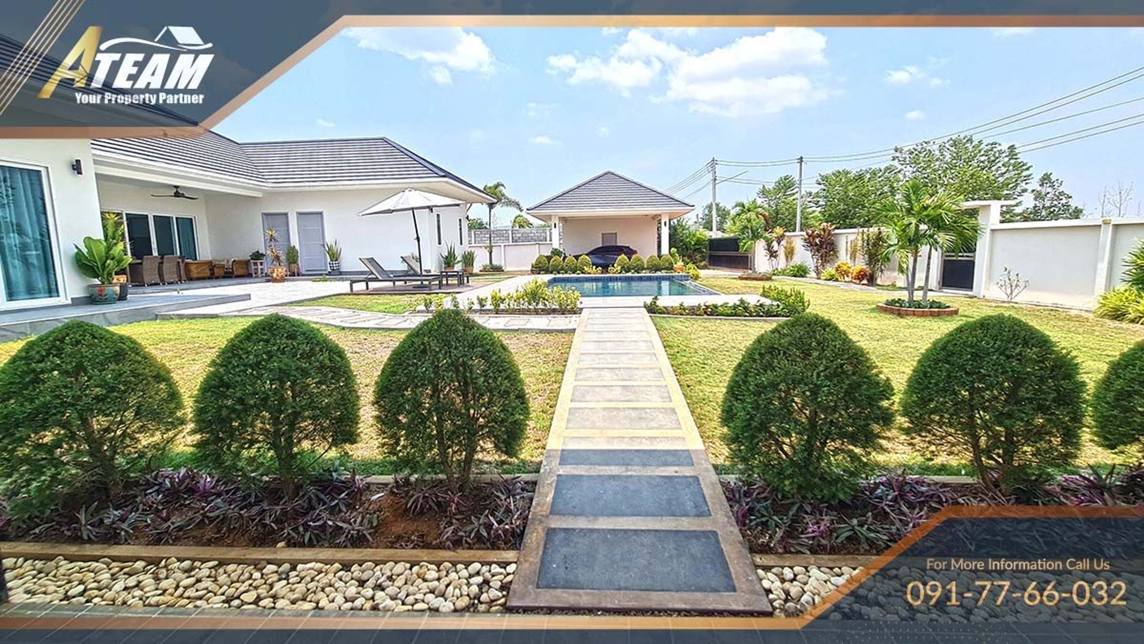 Luxury 5 bedrooms pool villa on 2 rais surrounded by mountains thumbnail 6
