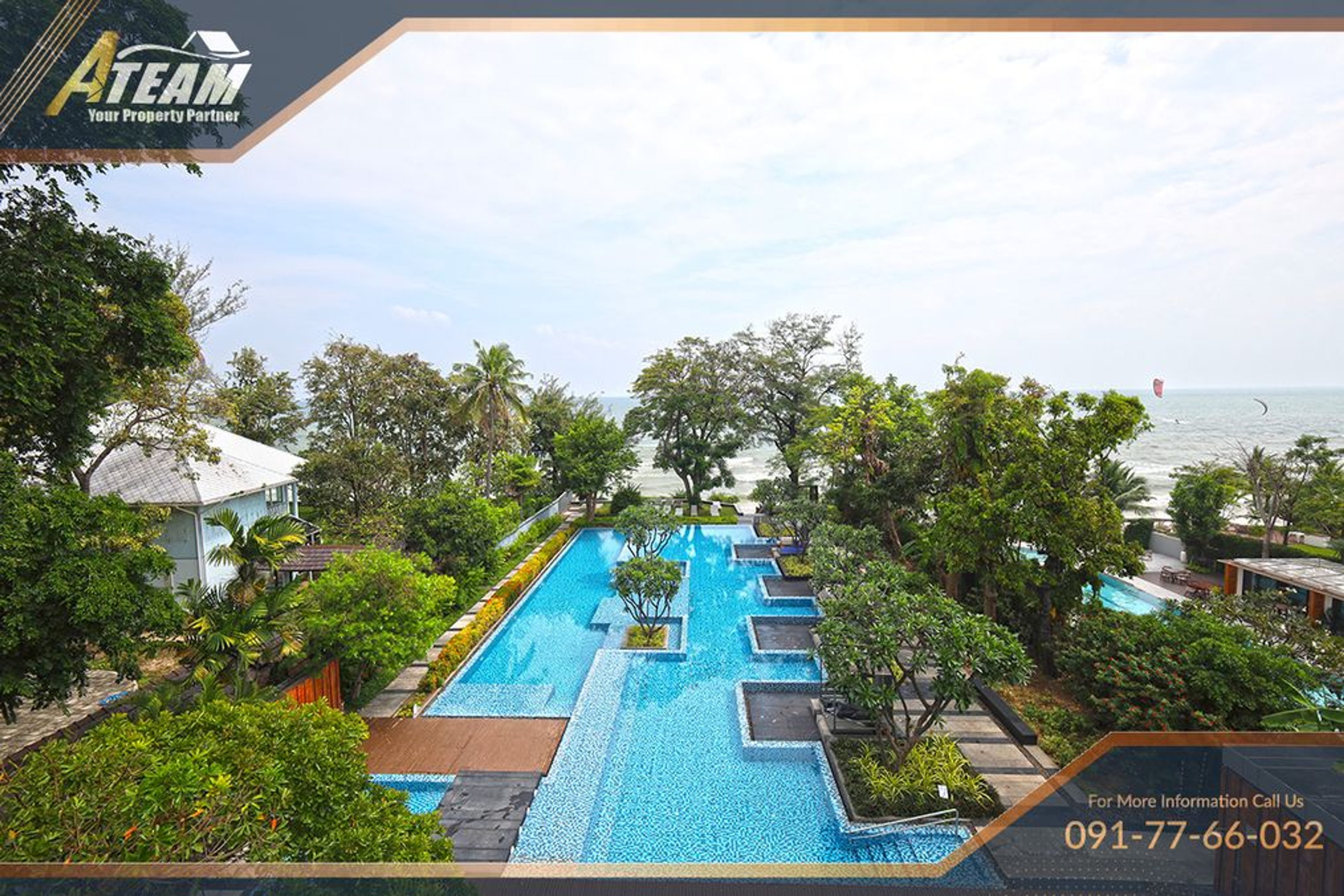 Beachfront Penthouse Opposite Market Village – Ban San Dao, Hua Hin thumbnail 3