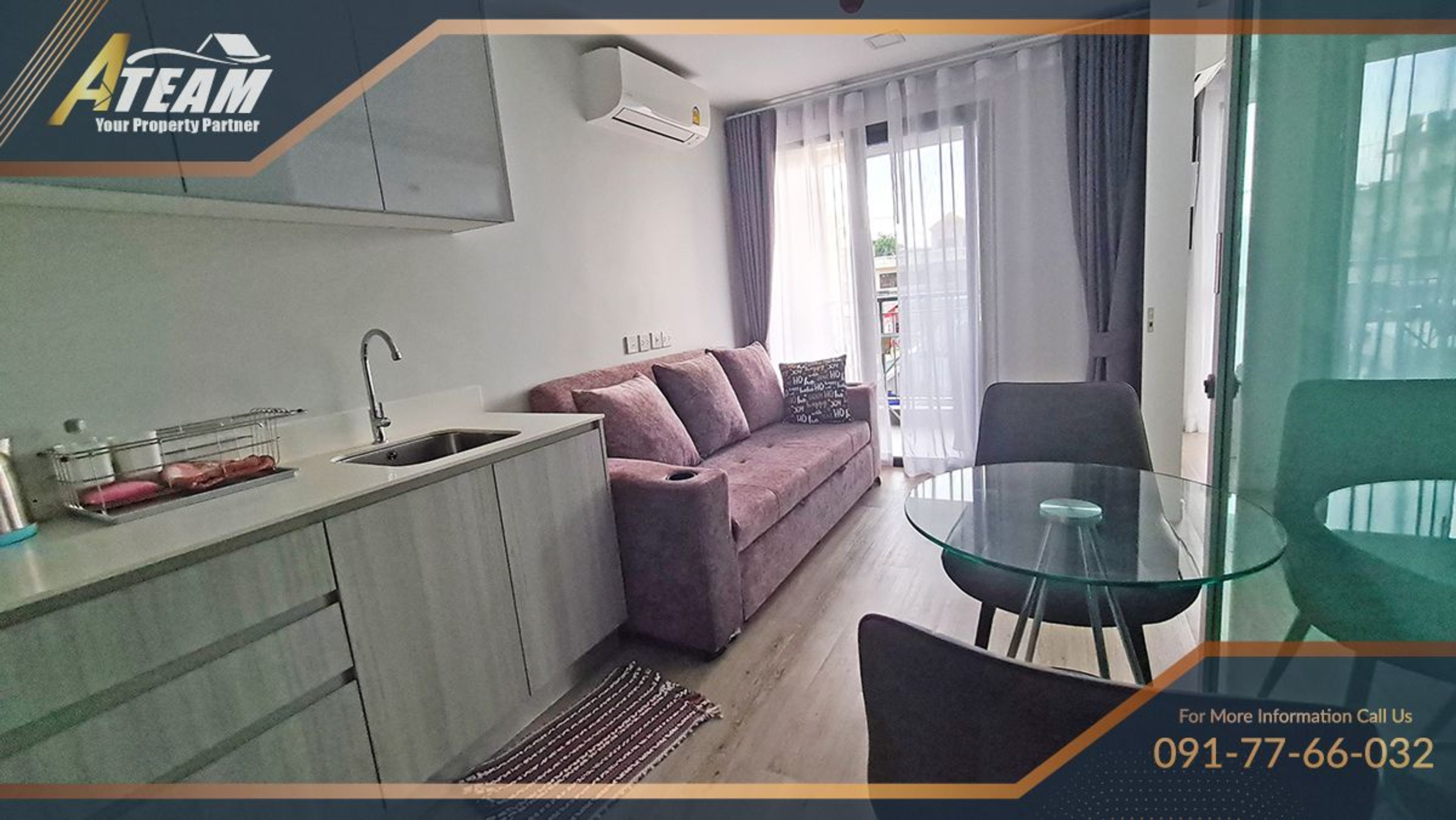 Apartment / Condo For Rent - - 1 Bedroom - 1 Bathroom - Price ฿15,000  thumbnail 10
