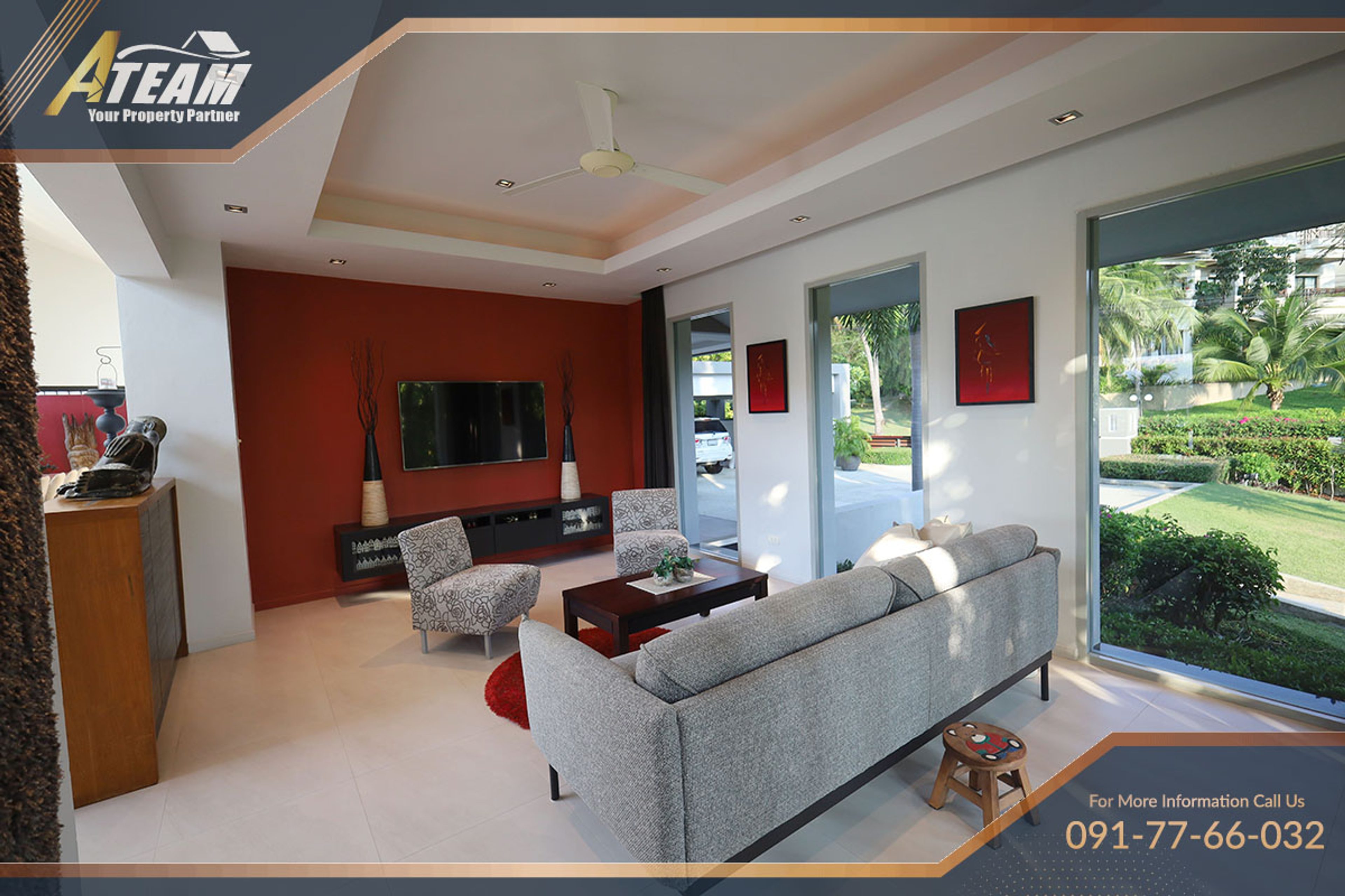 Unique Design  5 Bedroom Villa with stunning  golf view at Palm Hills thumbnail 31