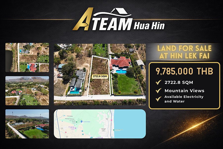 Prime Residential Land for Sale in Hua Hin – Mountain View Location