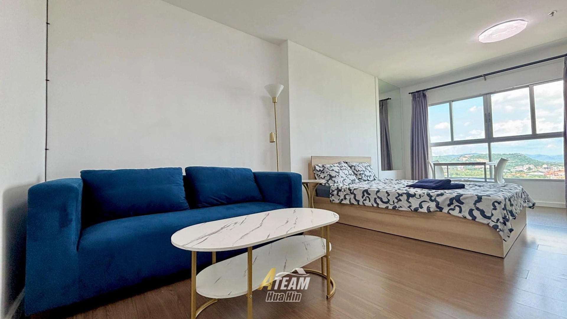 Appartement 1 chambre avec vue sur mer à vendre à Baan Kiang Fah - 24e étage