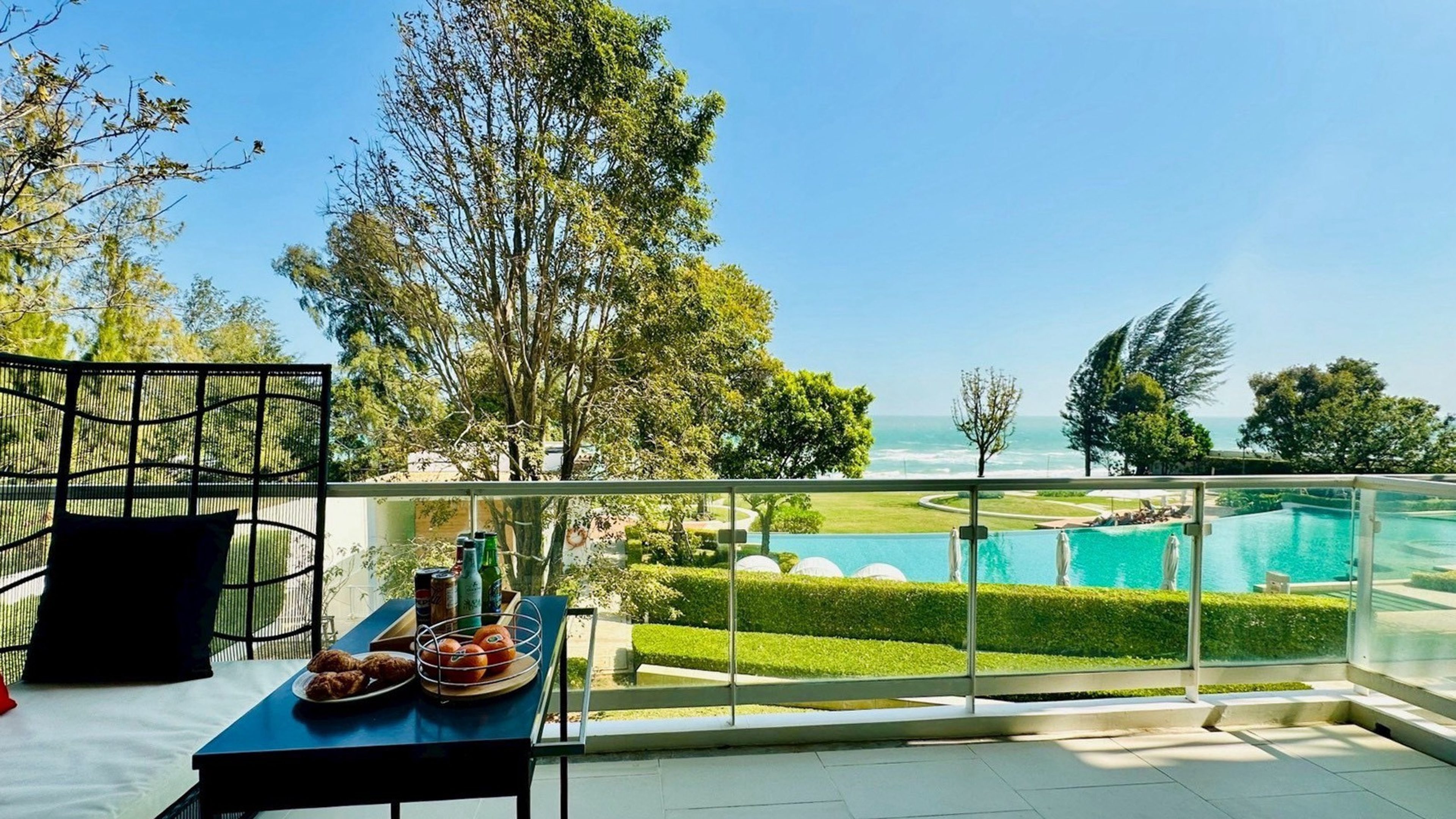 Luxury Beachfront 3-Bedroom Condo for Sale at Wan Vayla Hua Hin, Khao Tao
