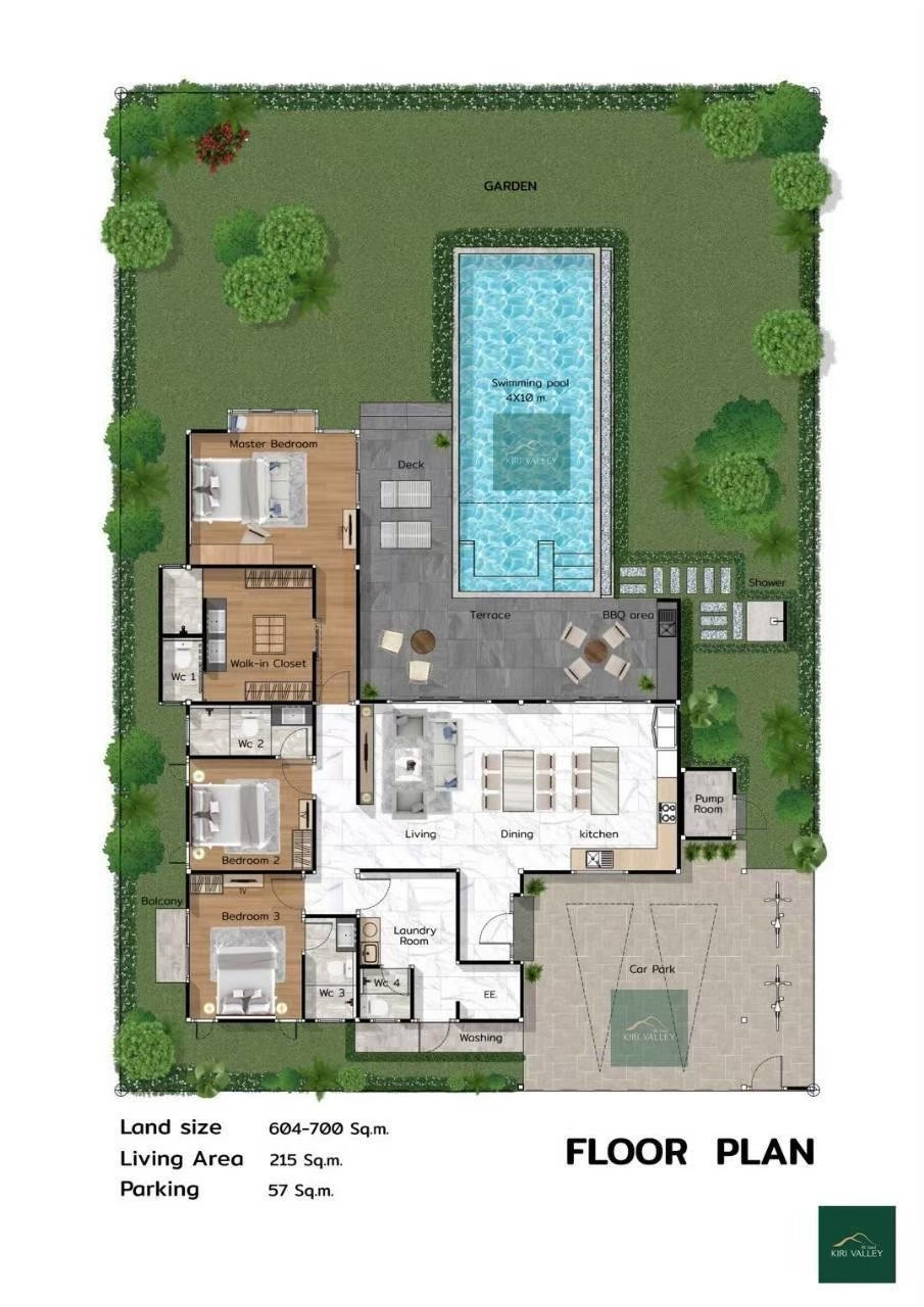 Modern 3 Bedroom  Luxury Pool Villas on Soi 112 thumbnail 37