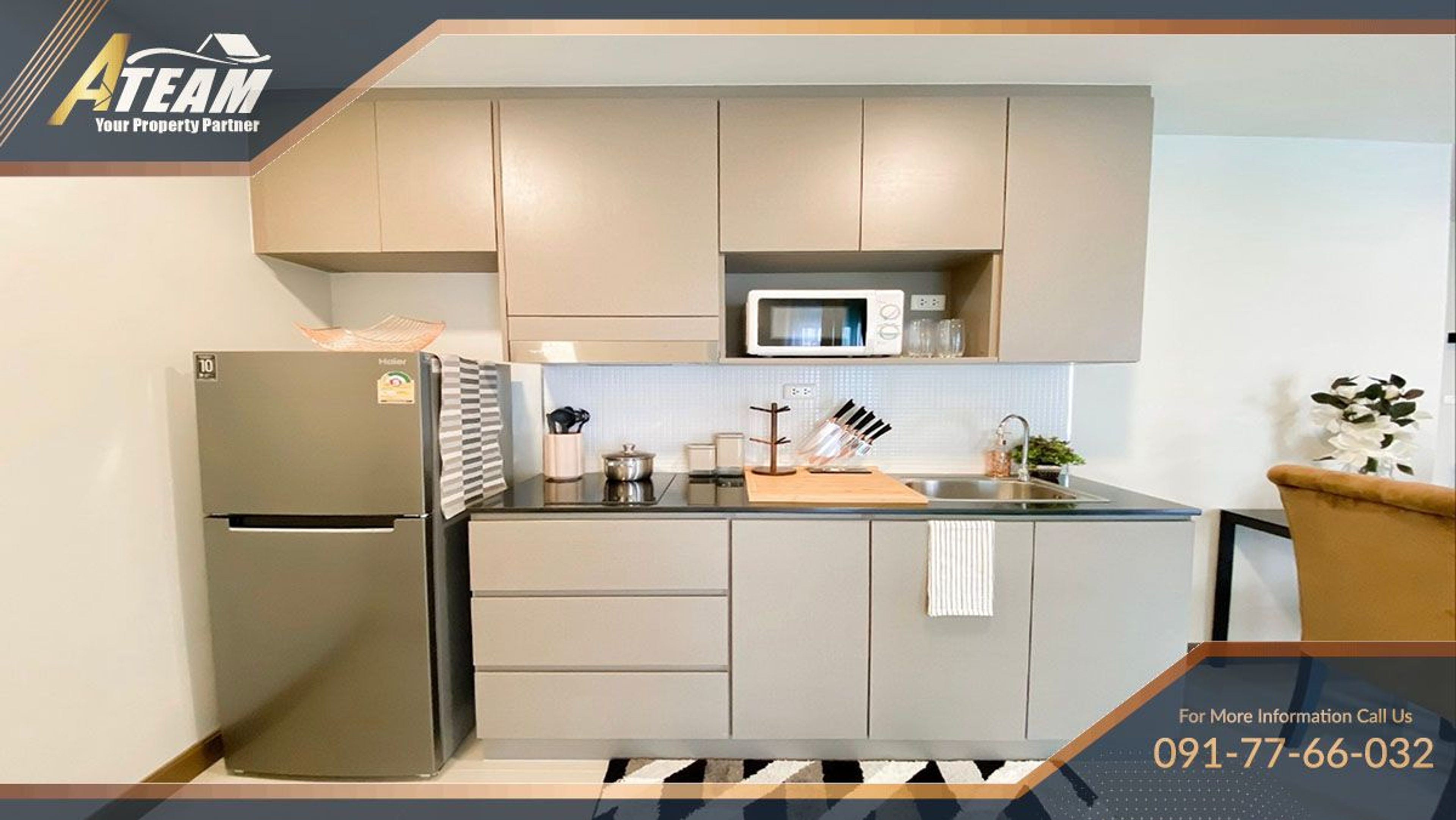 Stylish 51 sqm 1 bedroom 1 bathroom condo at Soi 102 thumbnail 3