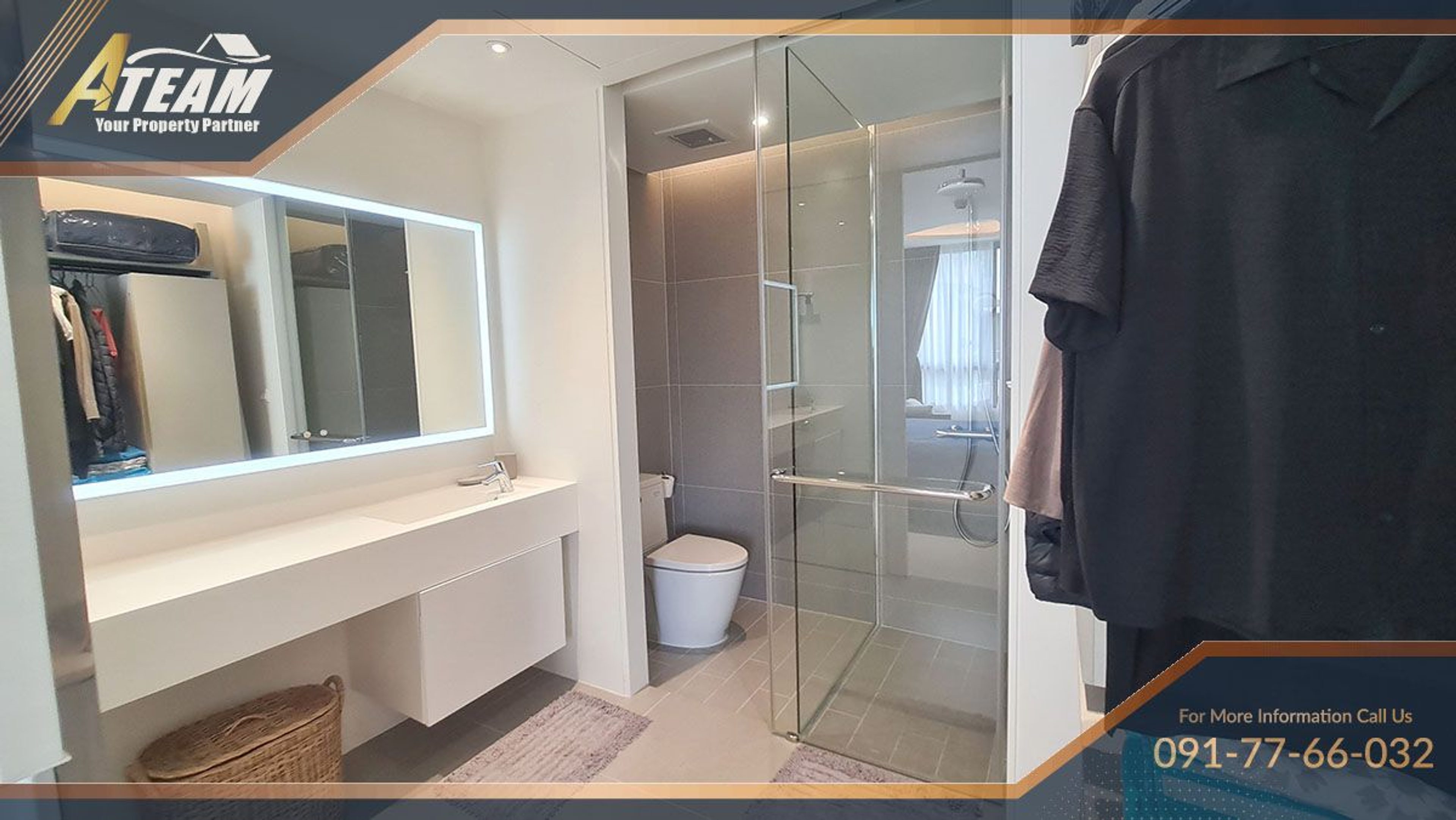 Apartment / Condo For Rent - - 1 Bedroom - 1 Bathroom - Price ฿30,000  thumbnail 15