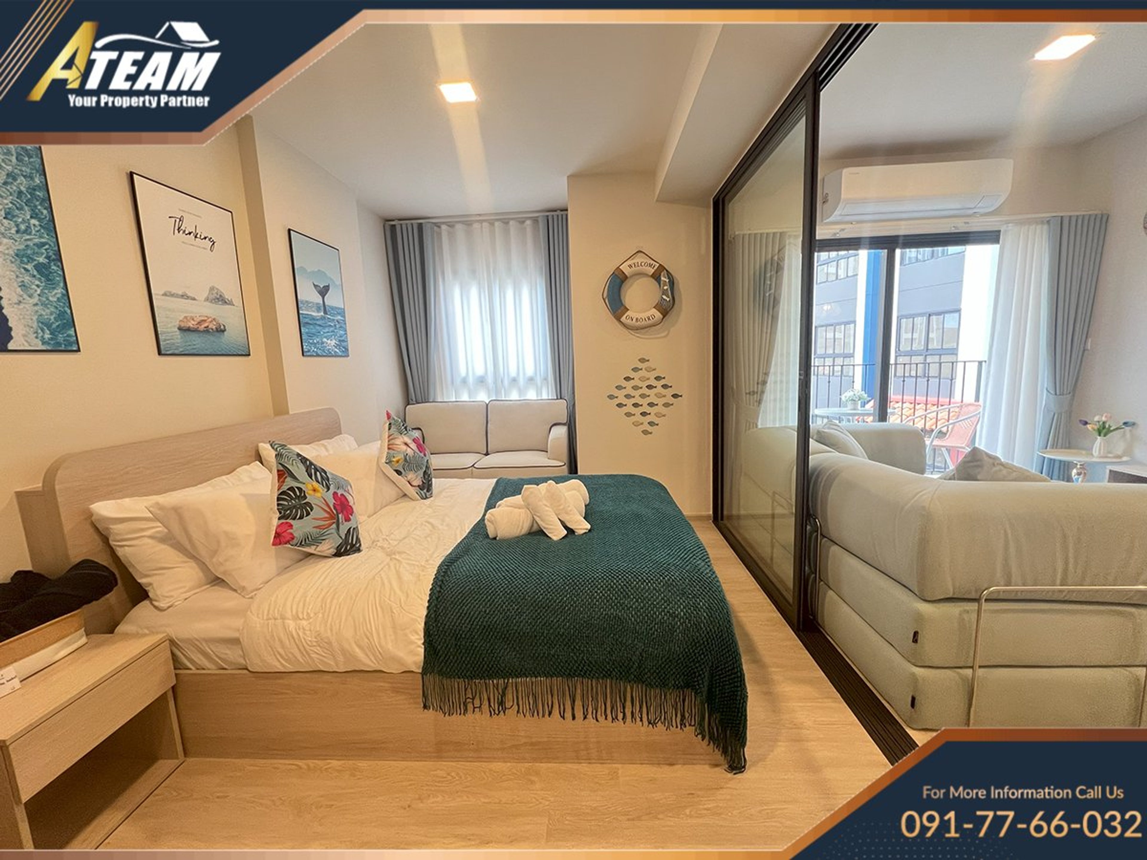 1 Bedroom for rent at Cabanas Hua Hin with Pool View thumbnail 2