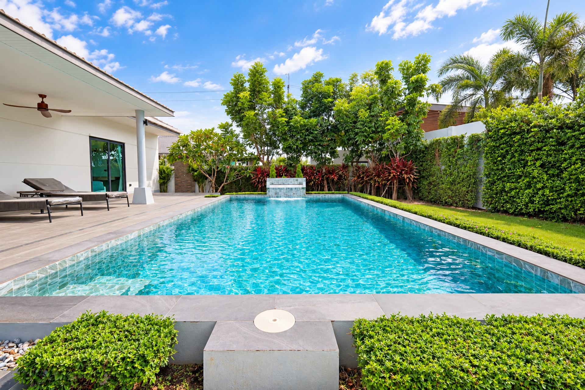 Villa spacieuse de 3 chambres à louer à Nantra Residence Hua Hin – 65 000 THB/mois