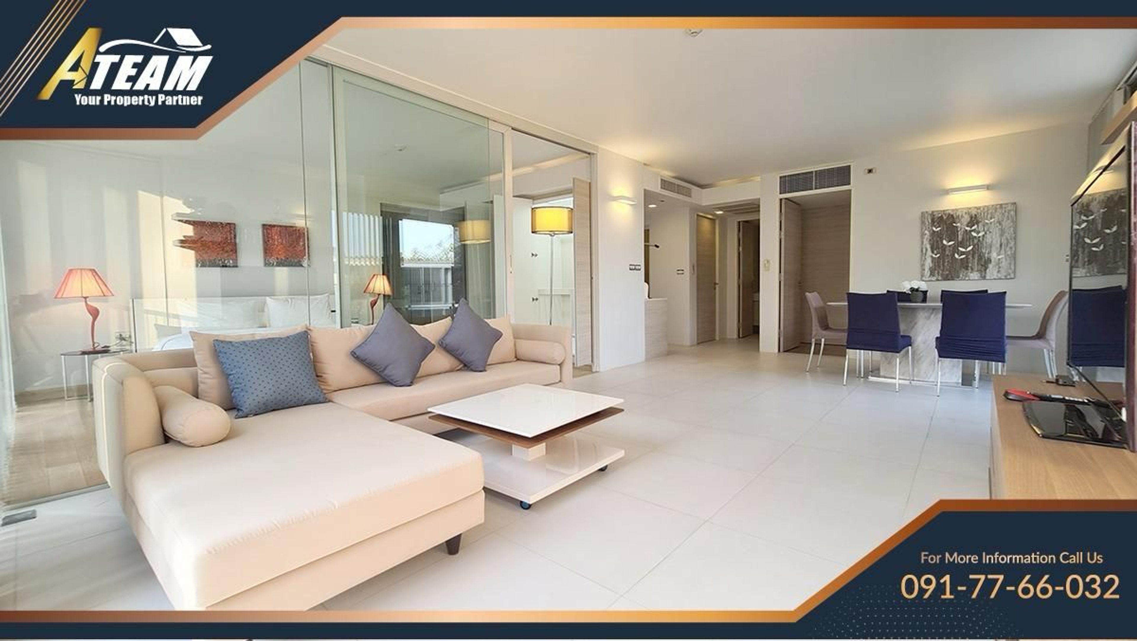 Modern 3 bed condo with golf view thumbnail 15