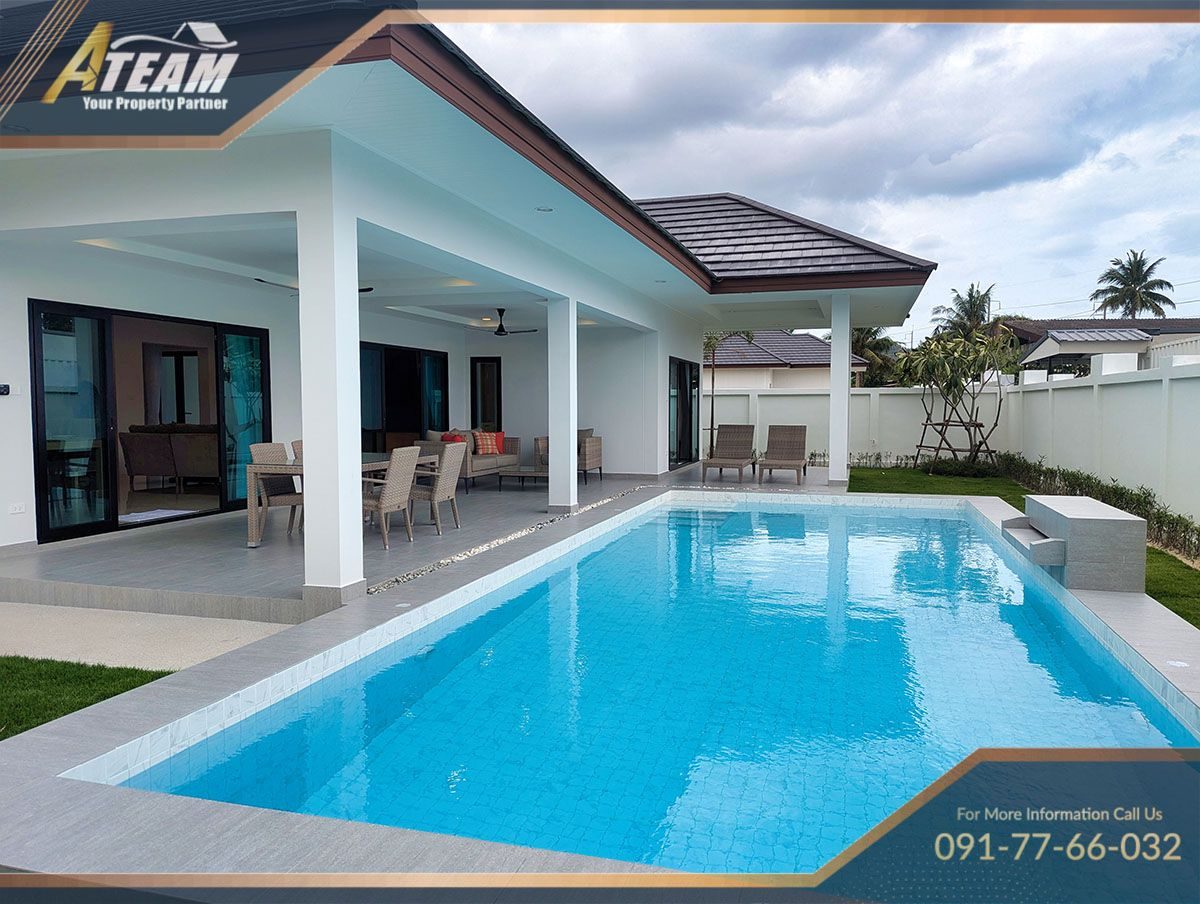 Modern 3 Bed 2 Bath Pool Villa in convientient location (Type B)