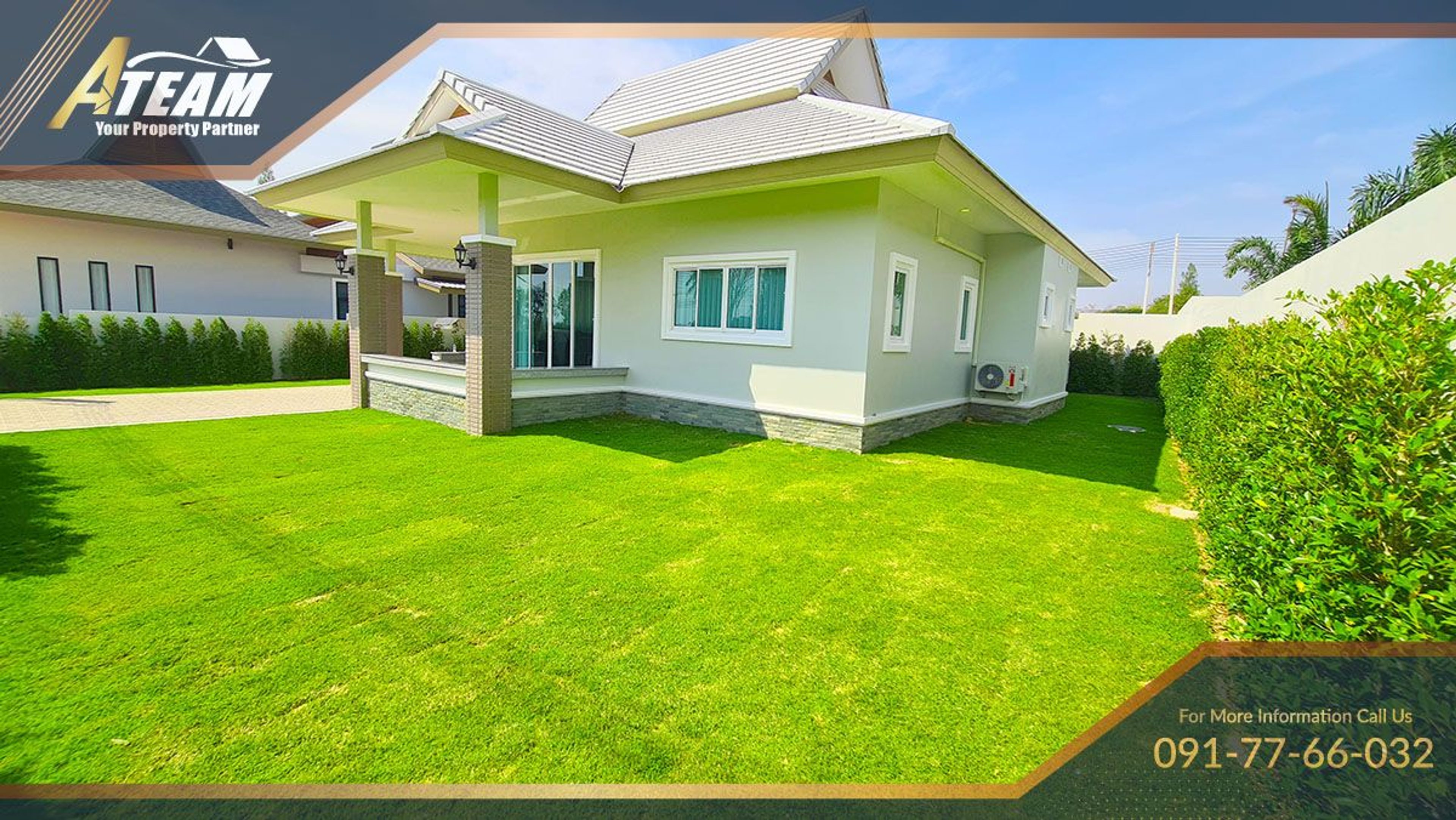 Very modern European house with 3 bedrooms and 3 Bathrooms