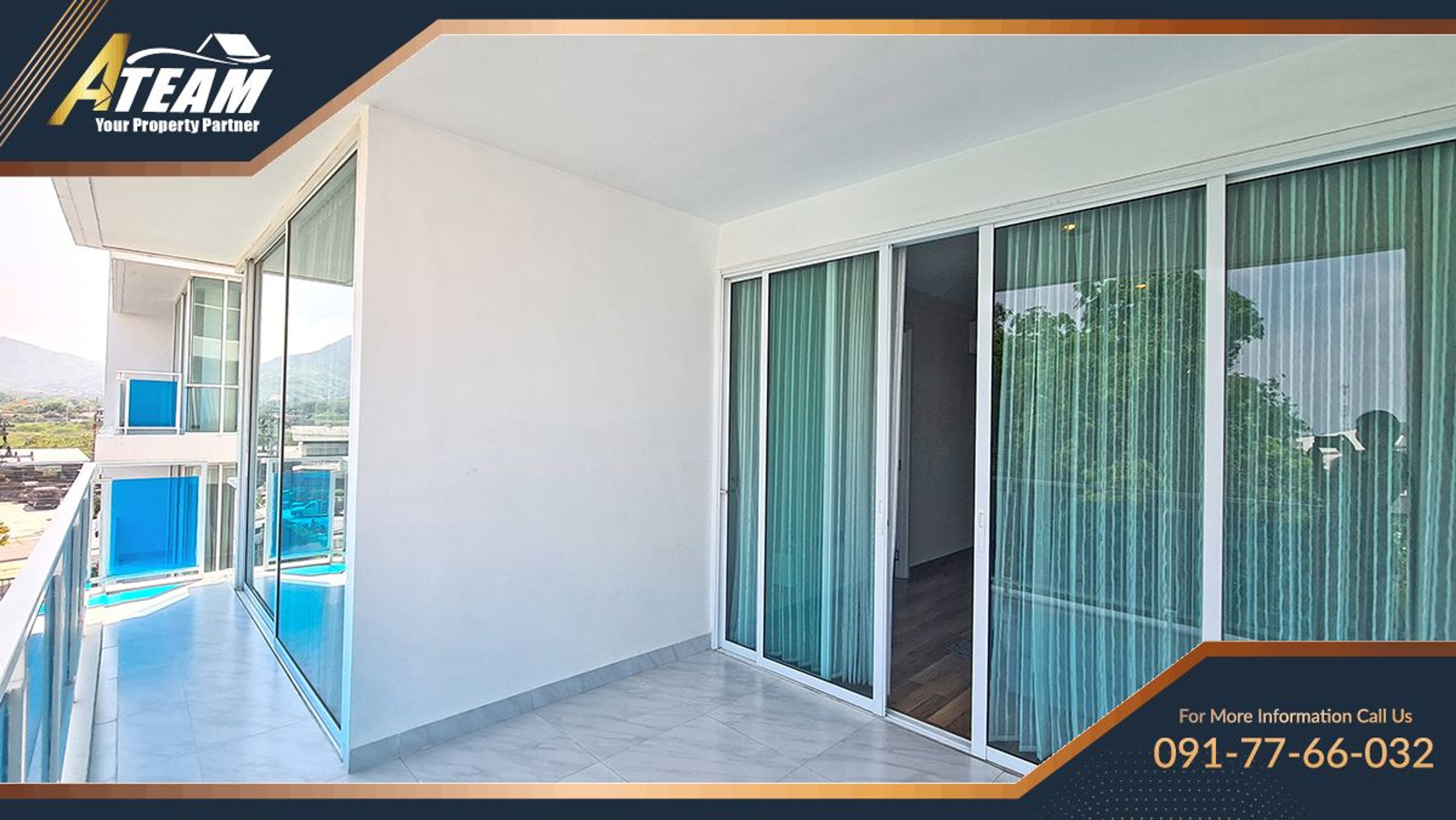 2 Bedrooms 2 Bathrooms (Corner) | 85.62 sqm | Garden And Mountain View thumbnail 3