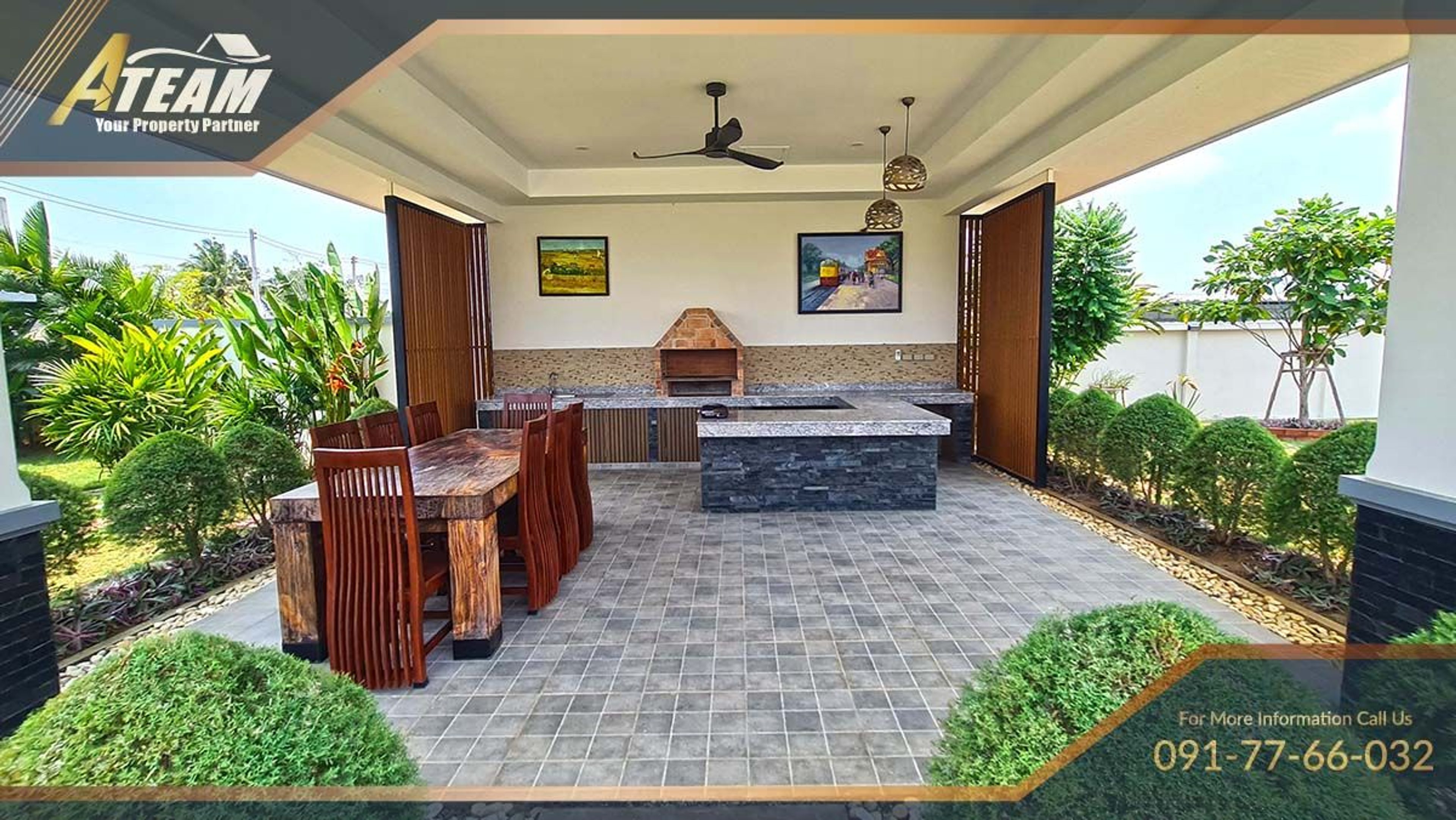 Luxury 5 bedrooms pool villa on 2 rais surrounded by mountains thumbnail 11