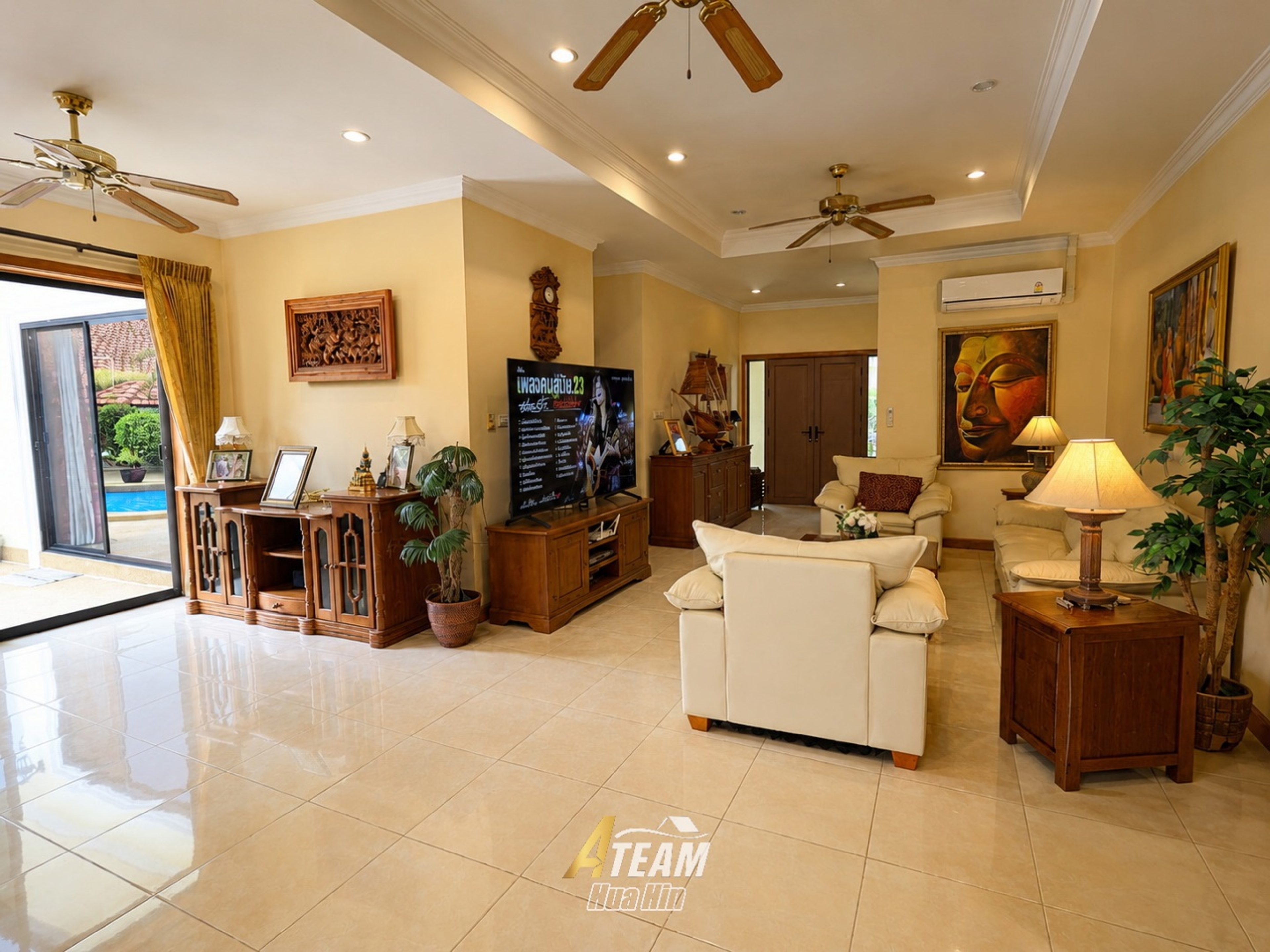 For Rent Elegant 3-Bedroom Pool Villa on Large Plot – Prime Soi 114, Hua Hin thumbnail 4
