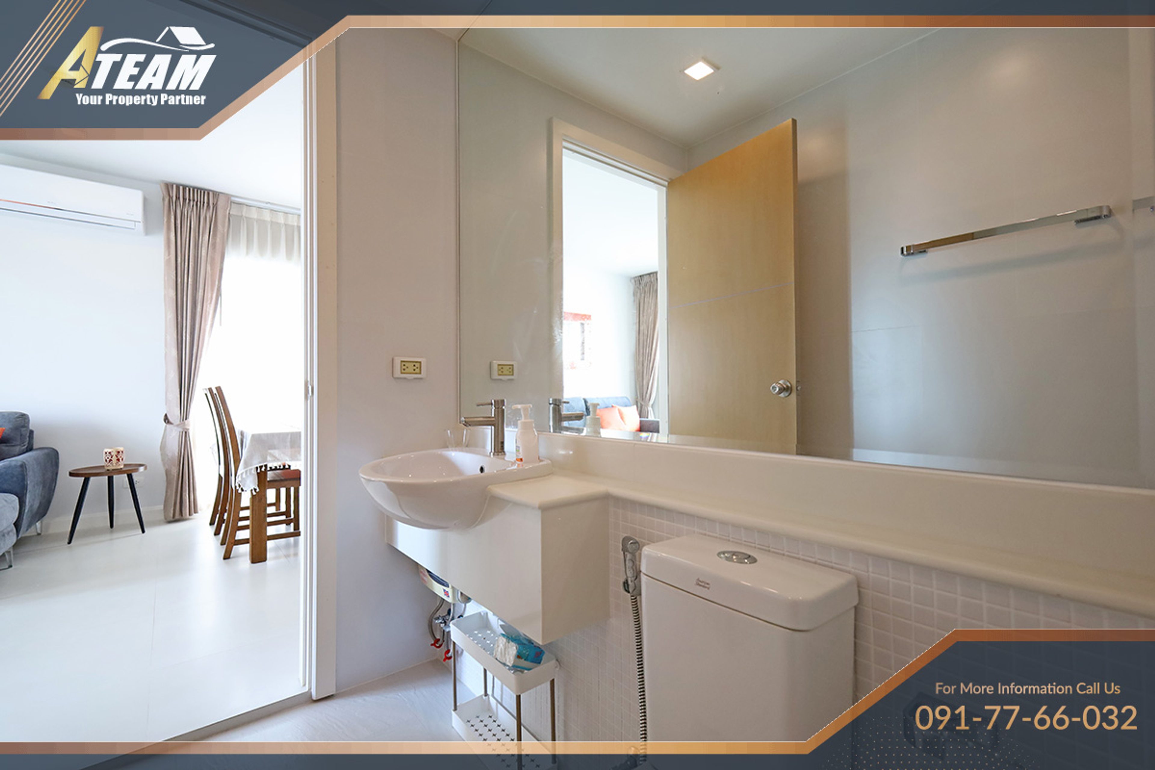 Apartment / Condo For Rent - - 1 Bedroom - 1 Bathroom - Price ฿20,000  thumbnail 8