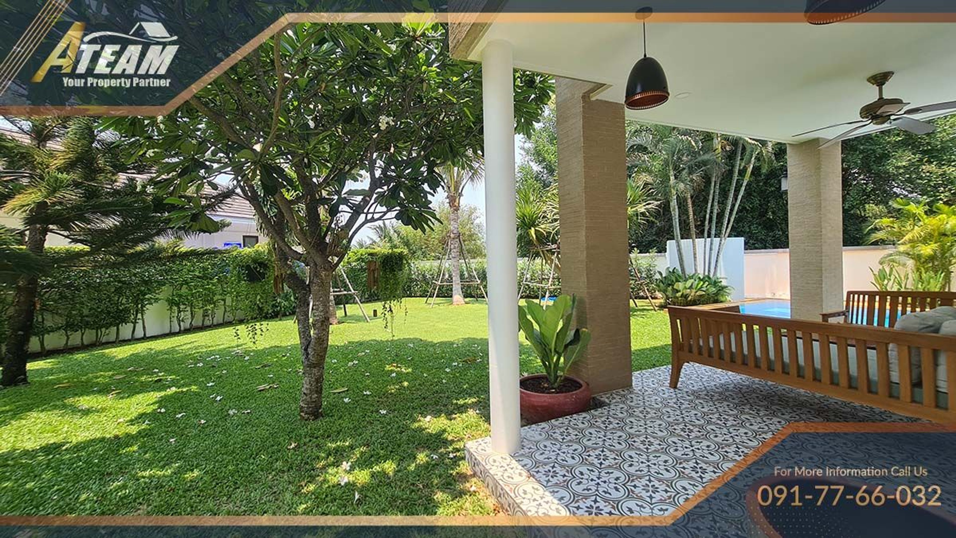 Beautifully renovated Contemporary corner plot house in Khao Tao thumbnail 55