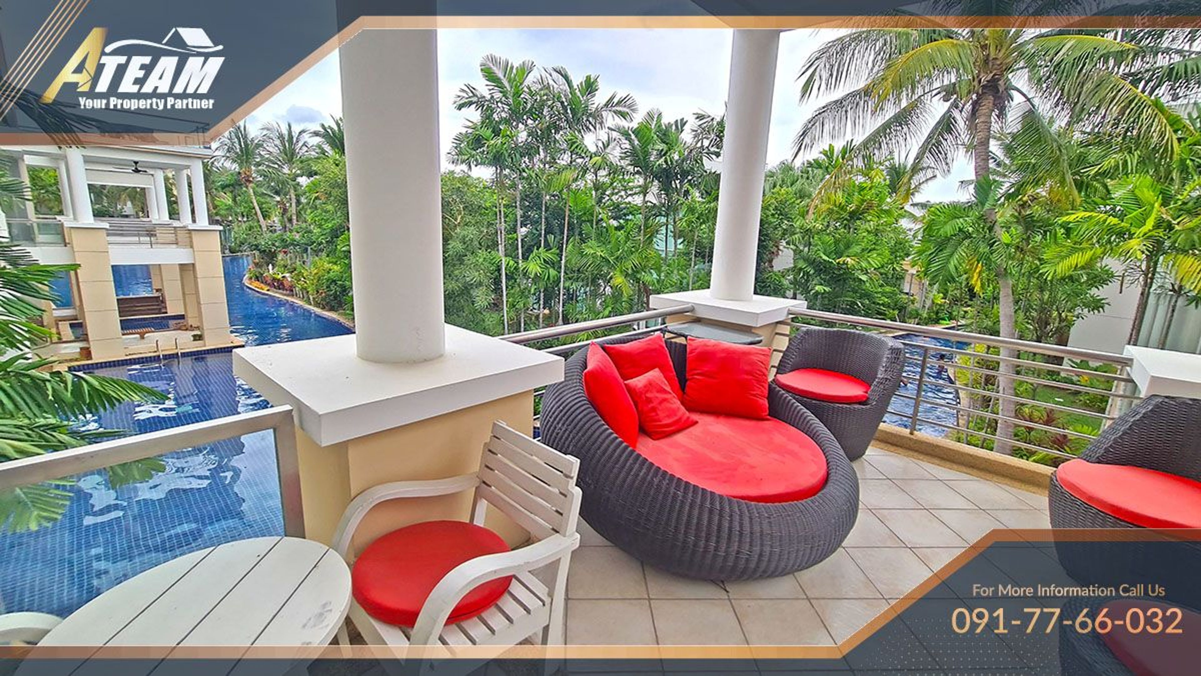 Apartment / Condo For Rent - - 2 Bedrooms - 2 Bathrooms - Price ฿32,50 thumbnail 2