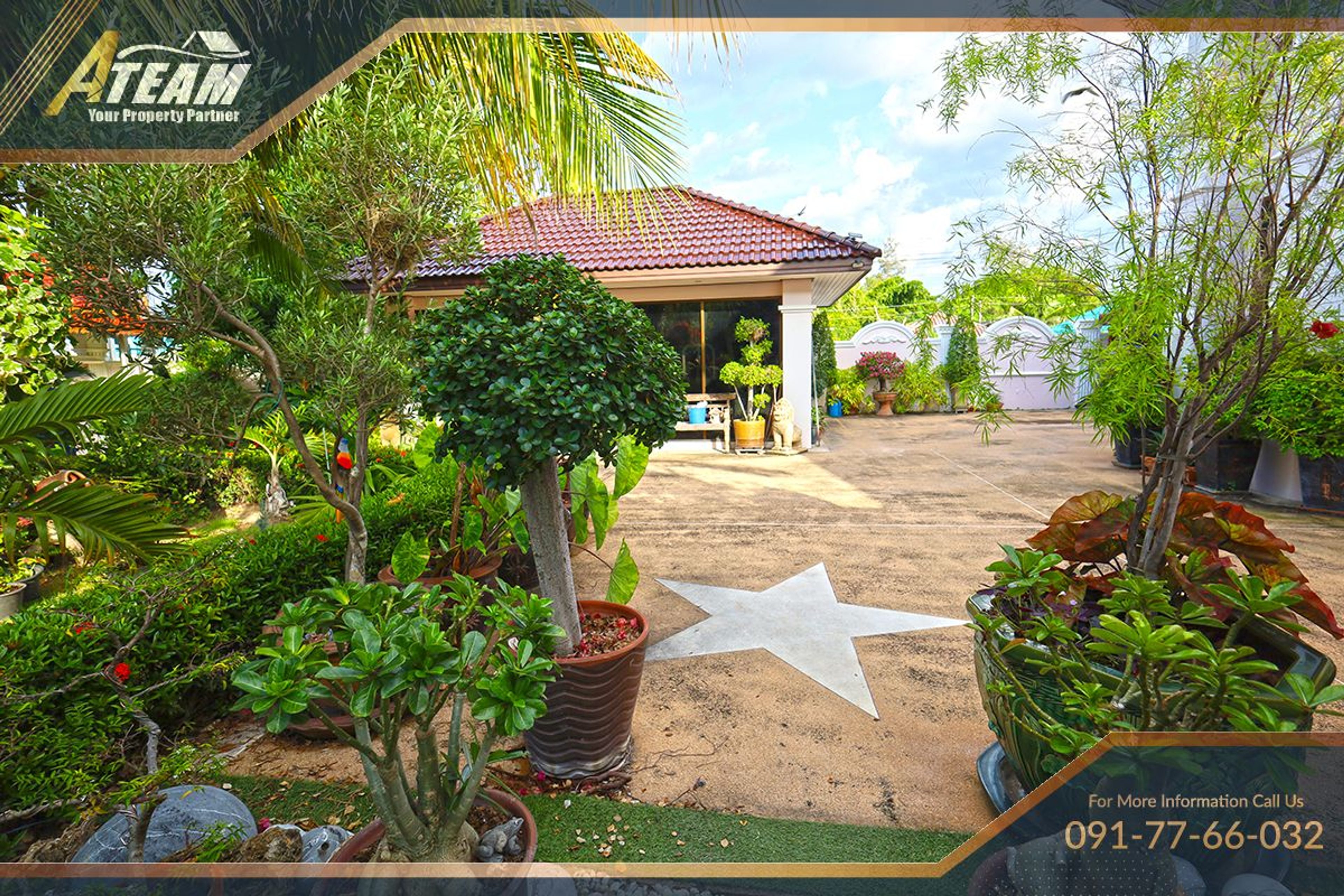 Unique Mansion on 1 Rai with incredible tropical  garden thumbnail 55