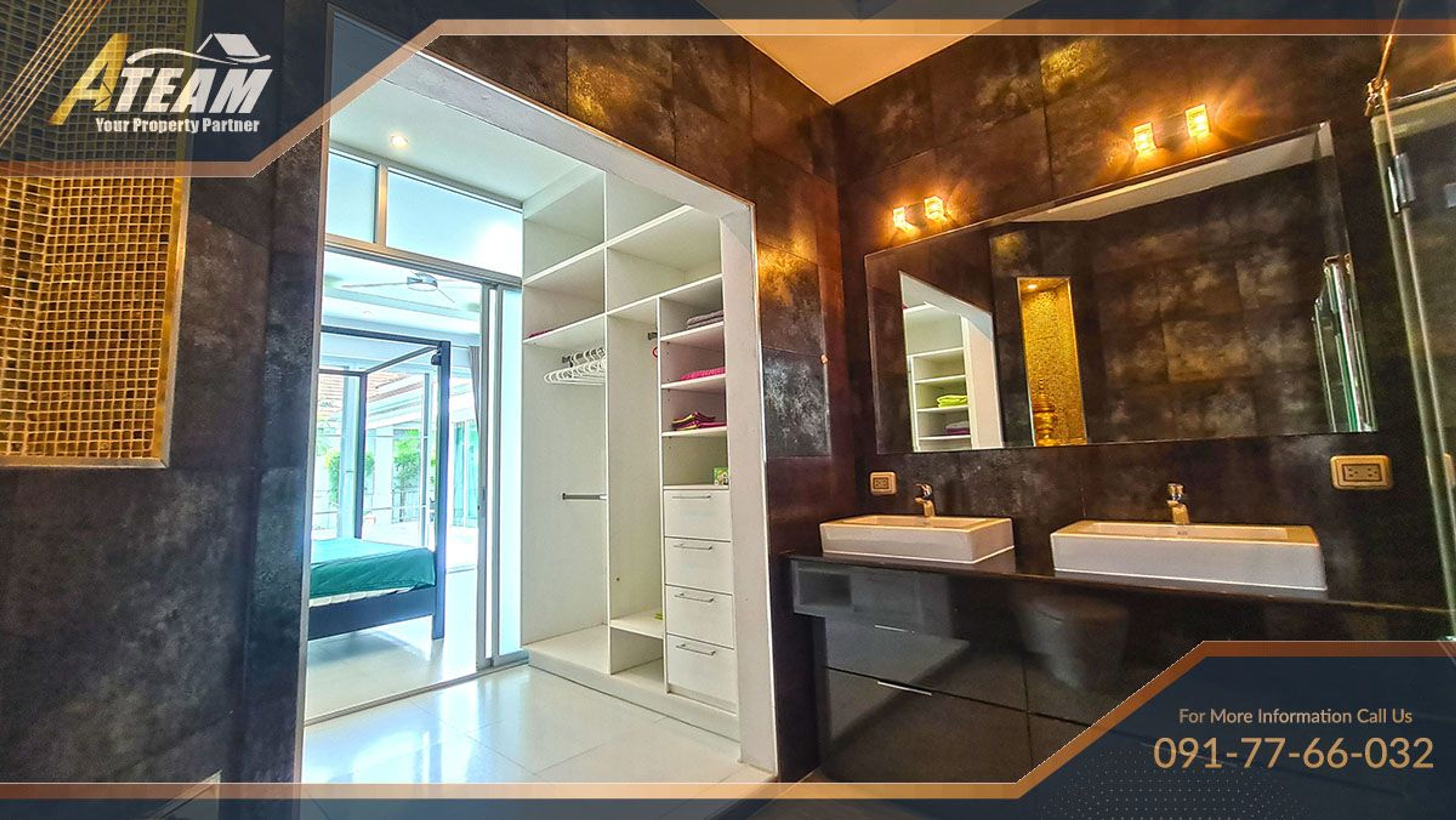 Modern Red Mountain House for Rent with 1 Office Room | 47,000 THB/Month thumbnail 20