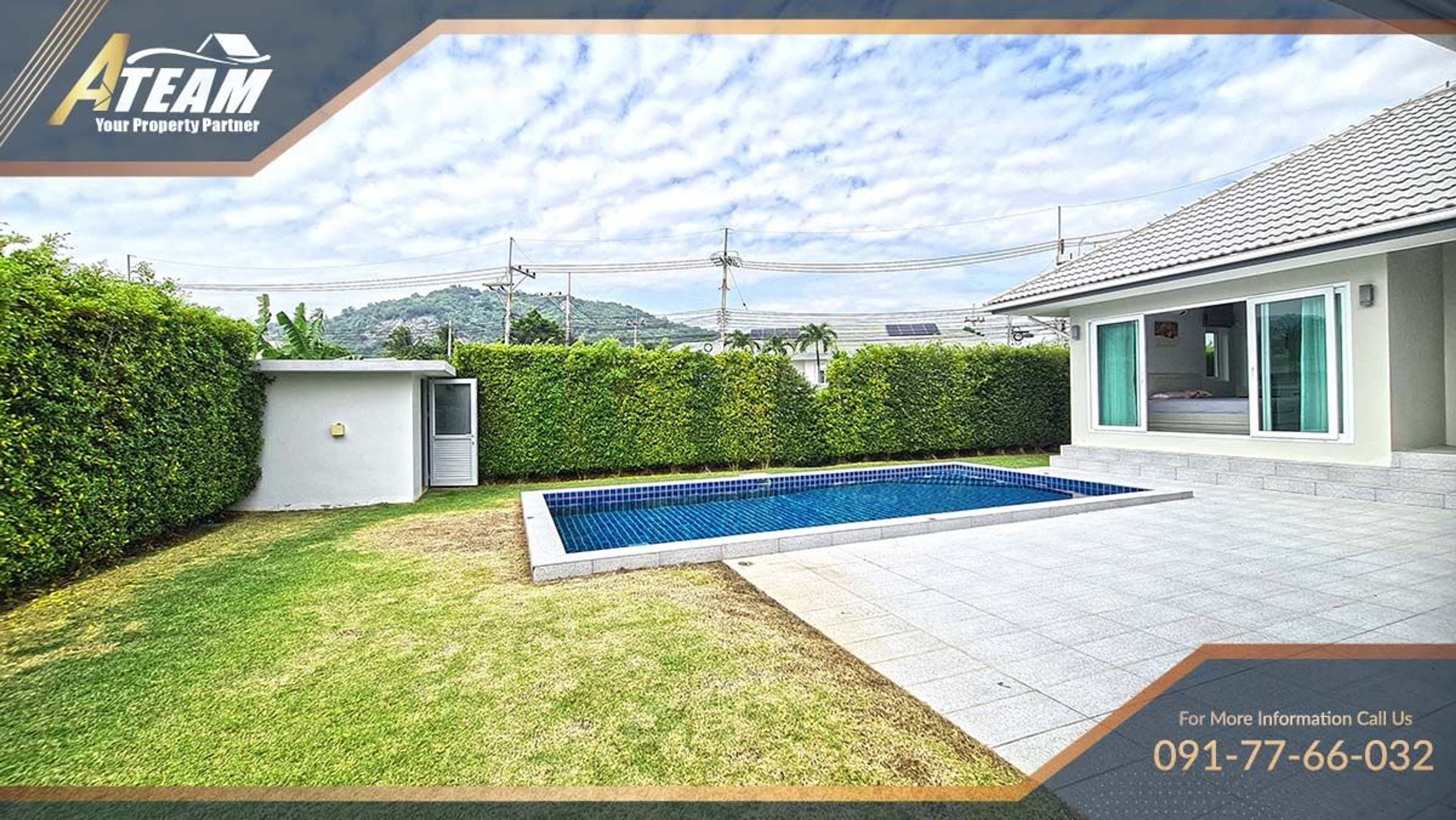 3 bed pool villa with mountain view Khao Tao, Hua Hin thumbnail 6