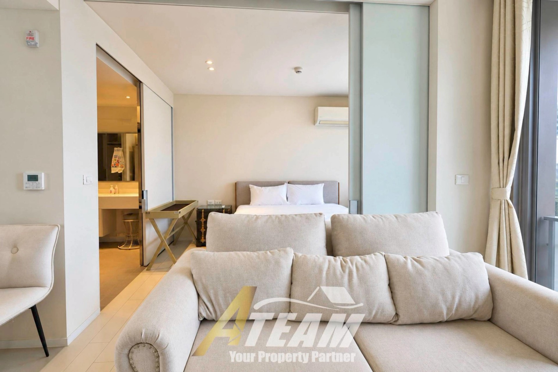Appartement moderne 1 chambre avec vue sur piscine à louer à la résidence Veranda de Hua Hin