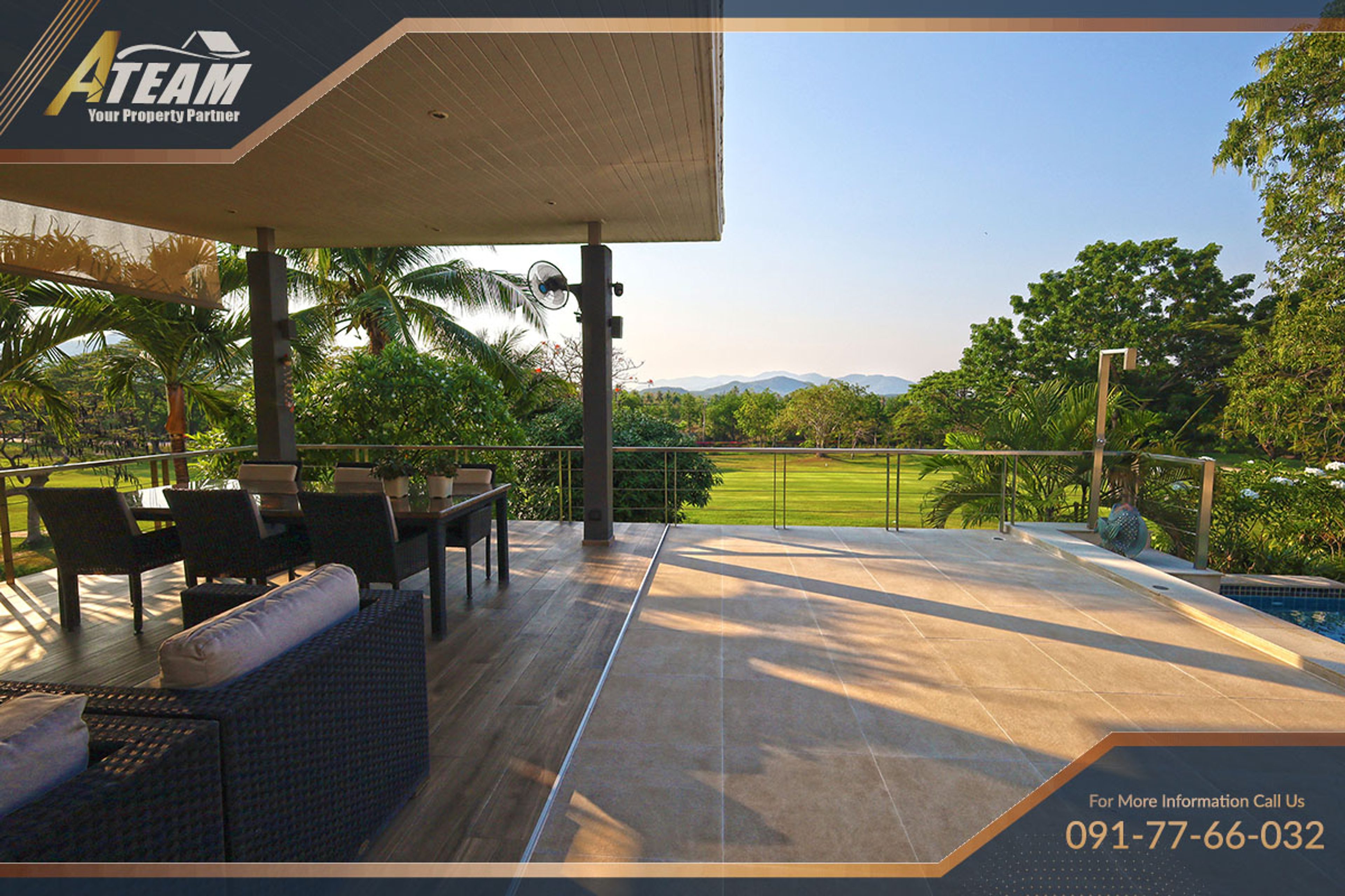 Unique Design  5 Bedroom Villa with stunning  golf view at Palm Hills thumbnail 11