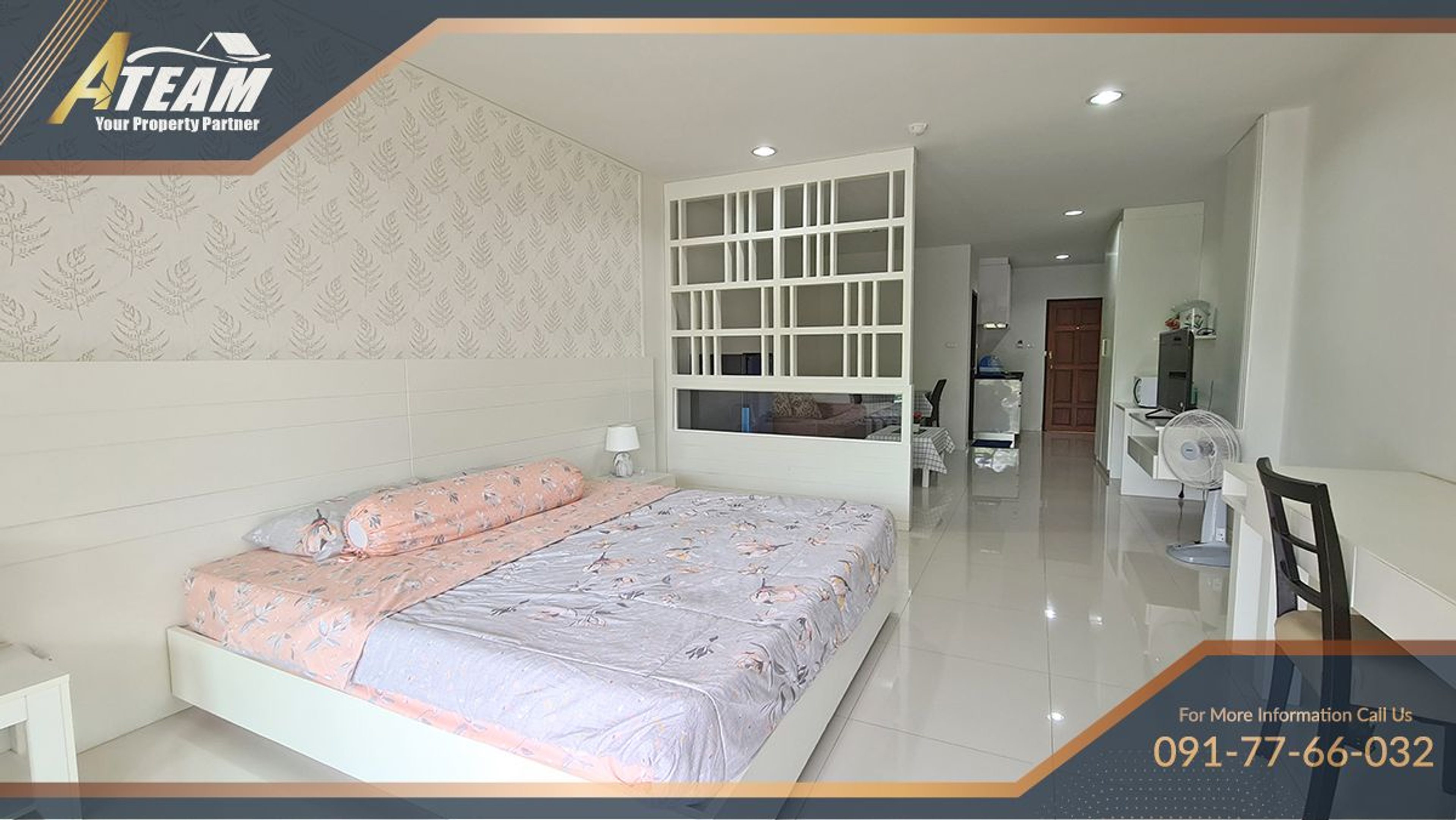 Apartment / Condo For Rent - - 1 Bedroom - 1 Bathroom - Price ฿12,000 