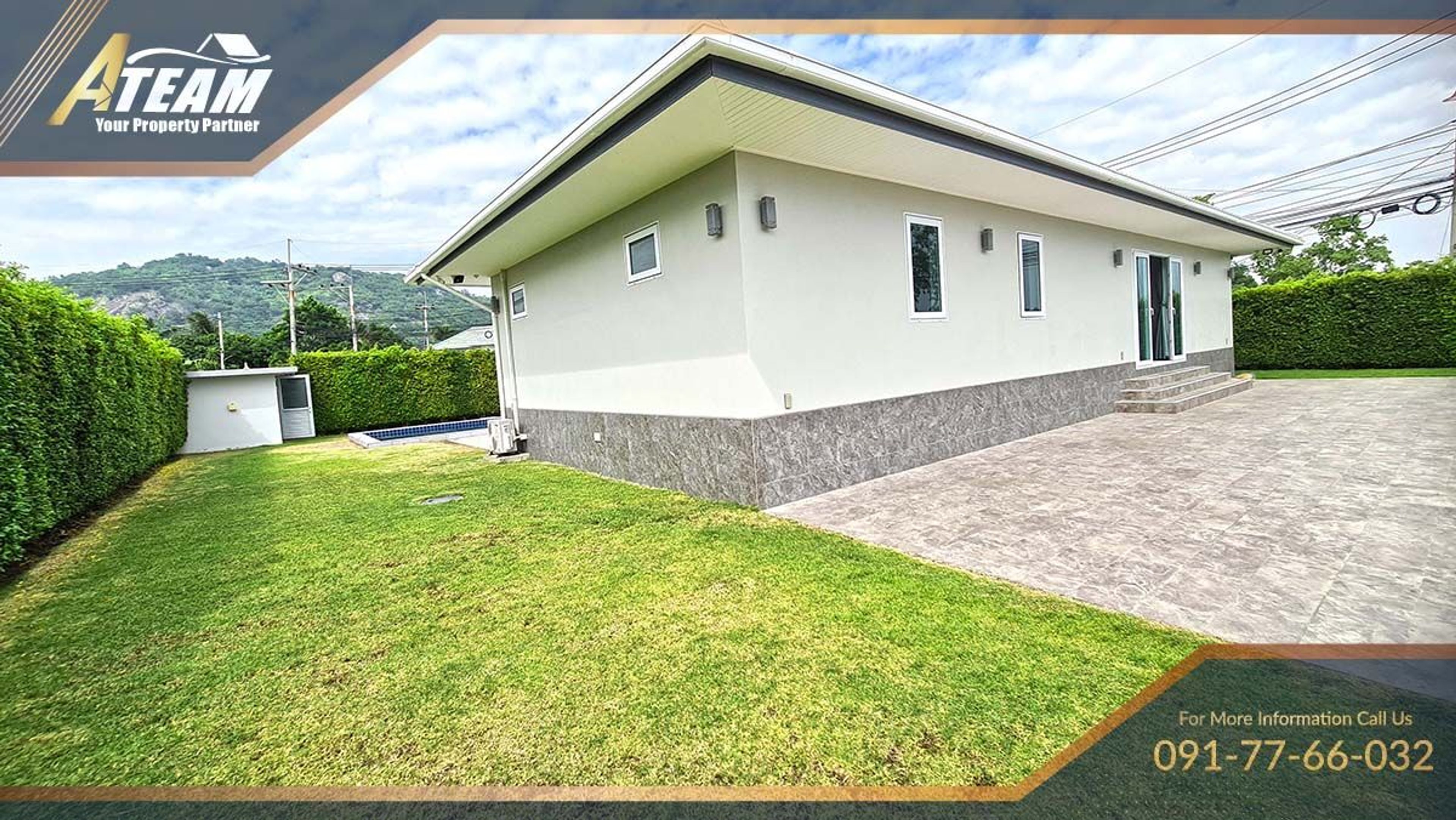 3 bed pool villa with mountain view Khao Tao, Hua Hin thumbnail 5