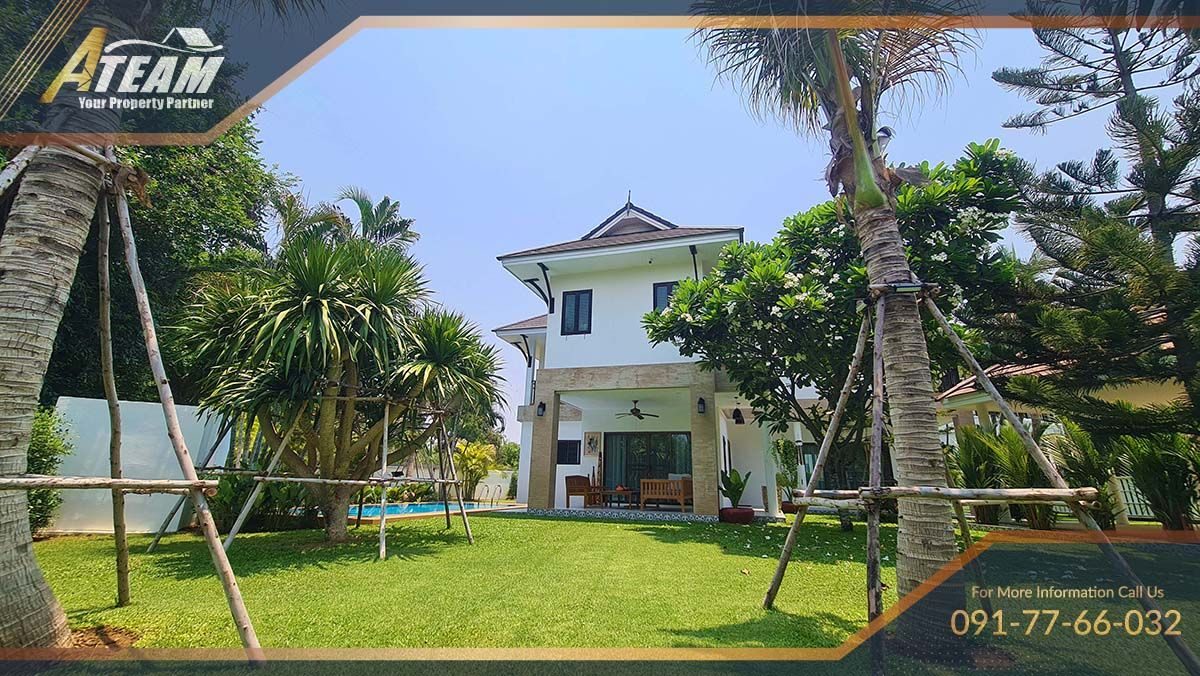 Beautifully renovated Contemporary corner plot house in Khao Tao
