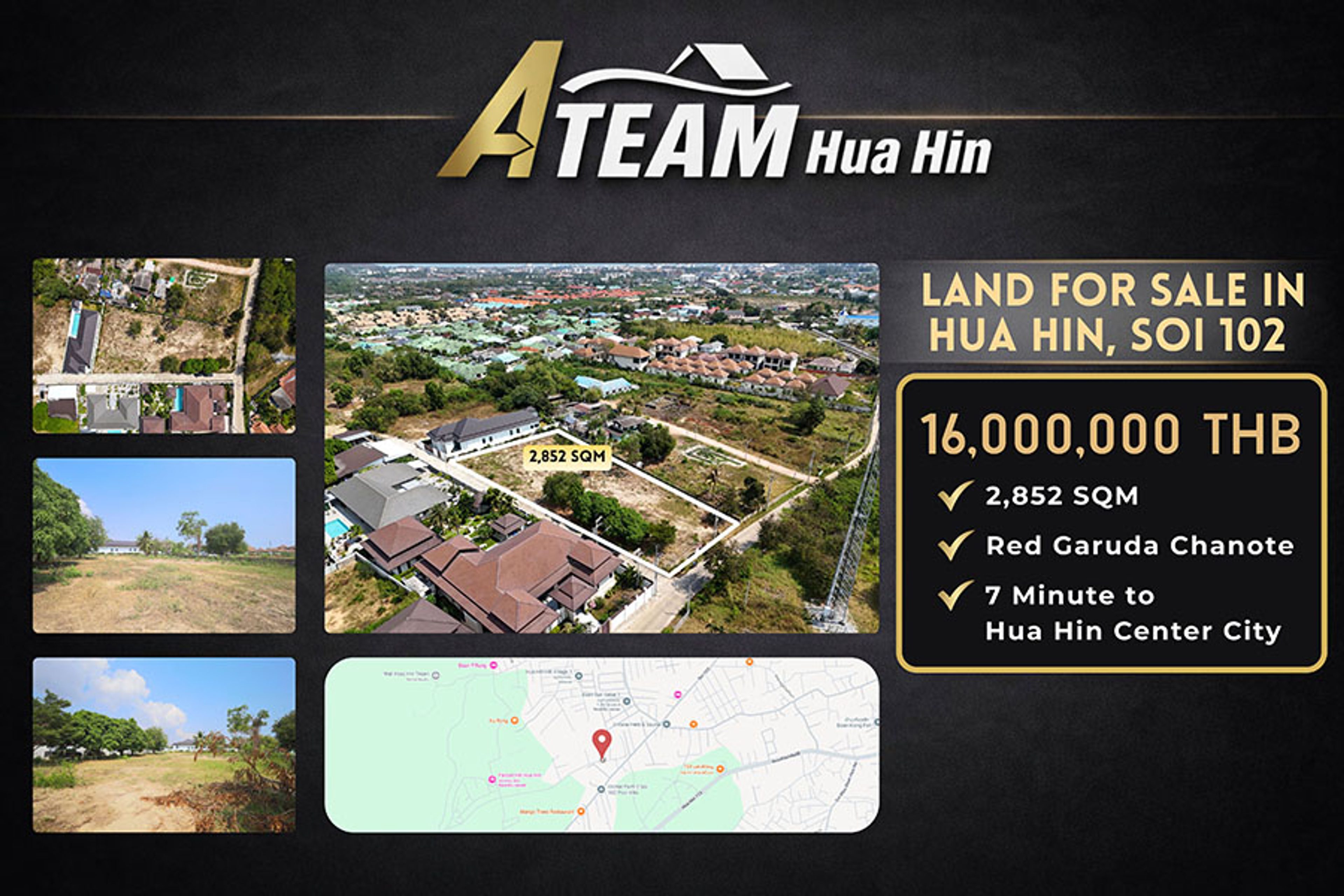 Prime 2,852 sqm Land Plot in Soi 102