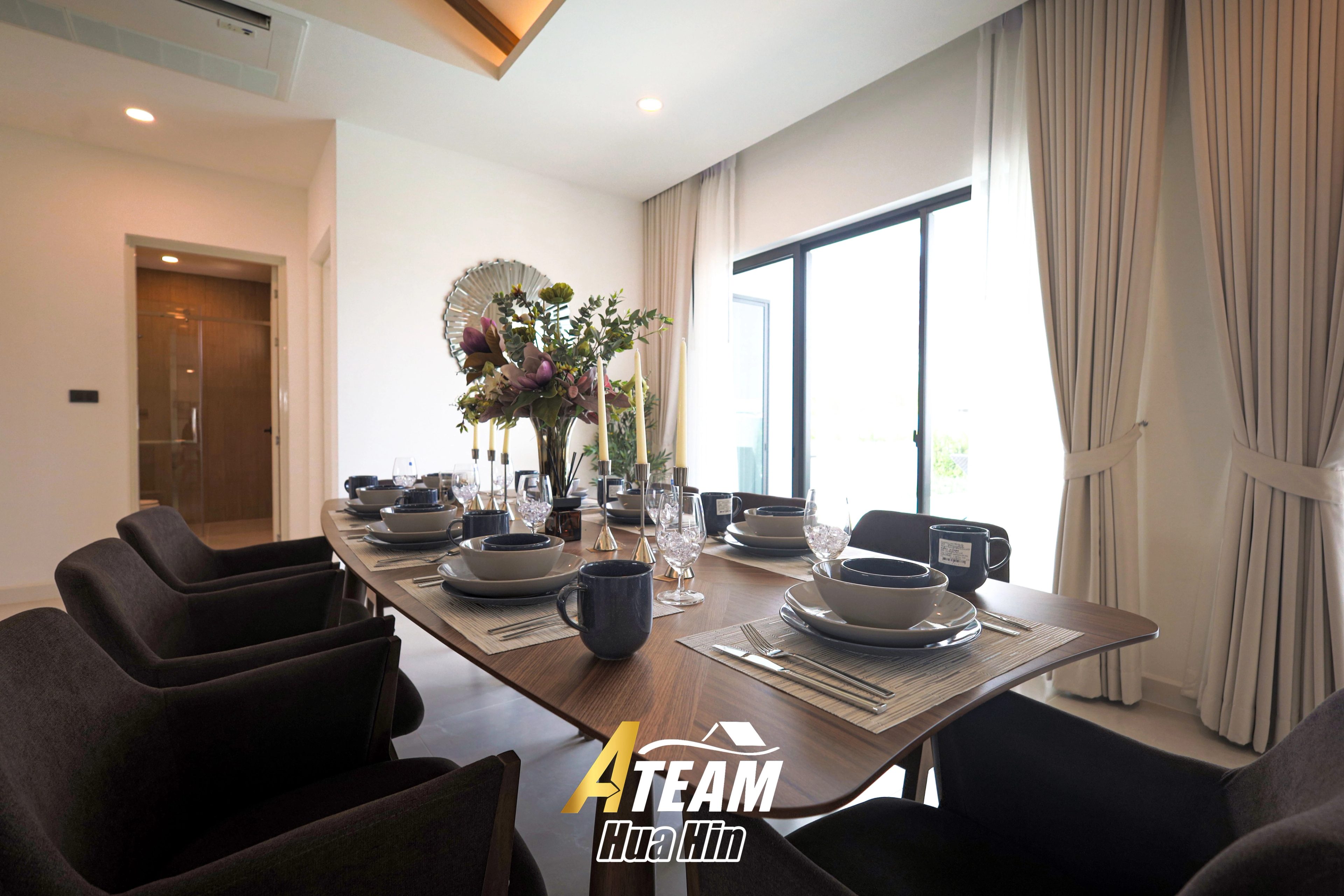 Modern 3-Bedroom Pool Villa at La Vallee Raintree Residence, Thap Tai thumbnail 13