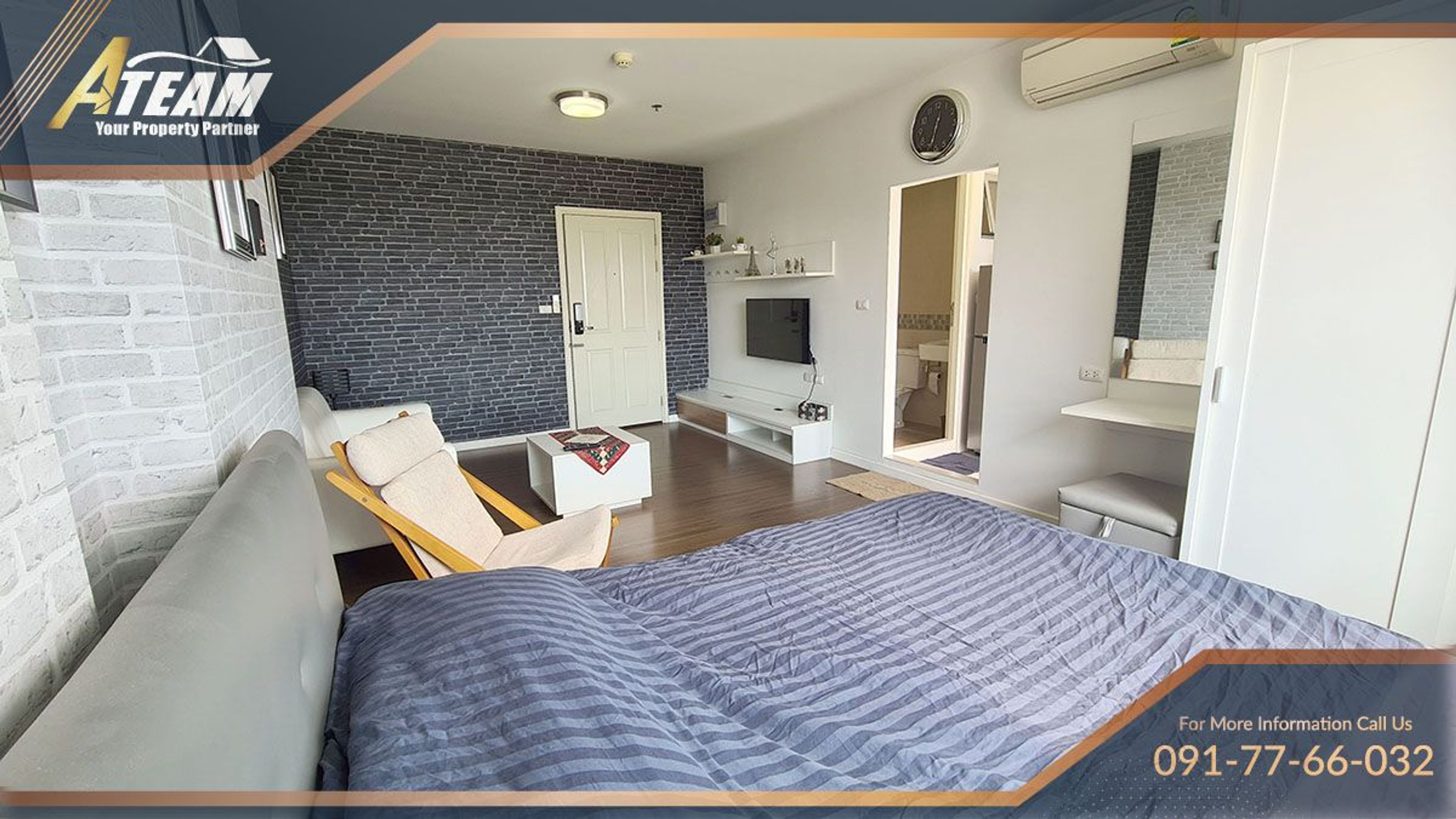 Apartment / Condo For Rent - - 1 Bedroom - 1 Bathroom - Price ฿12,000  thumbnail 4