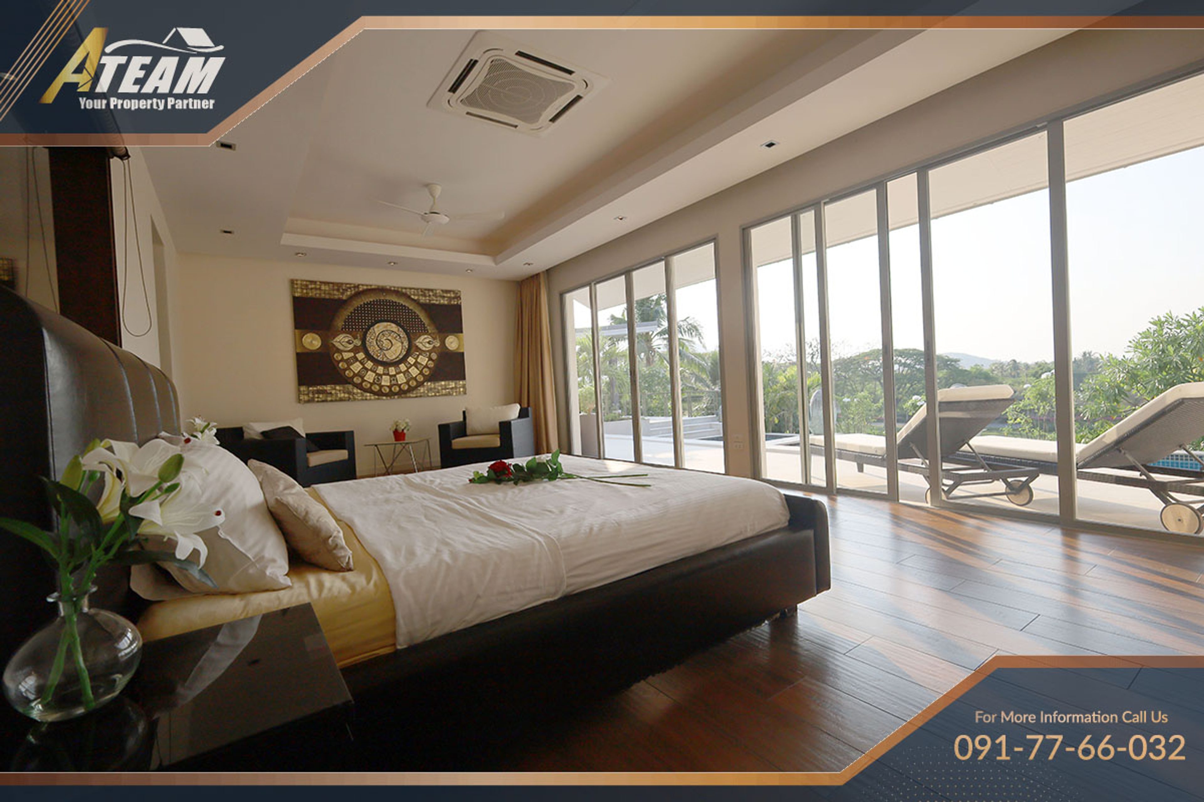 Unique Design  5 Bedroom Villa with stunning  golf view at Palm Hills thumbnail 38