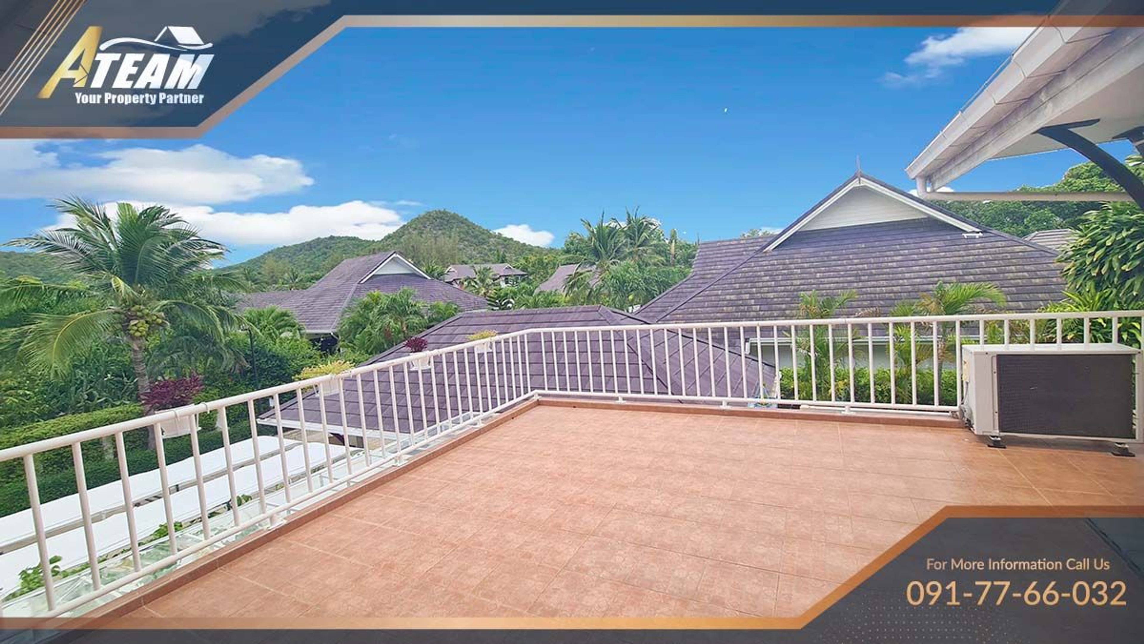 Moutain view 2 story pool villa in the heights 2 Khoa Tao Hua Hin thumbnail 39