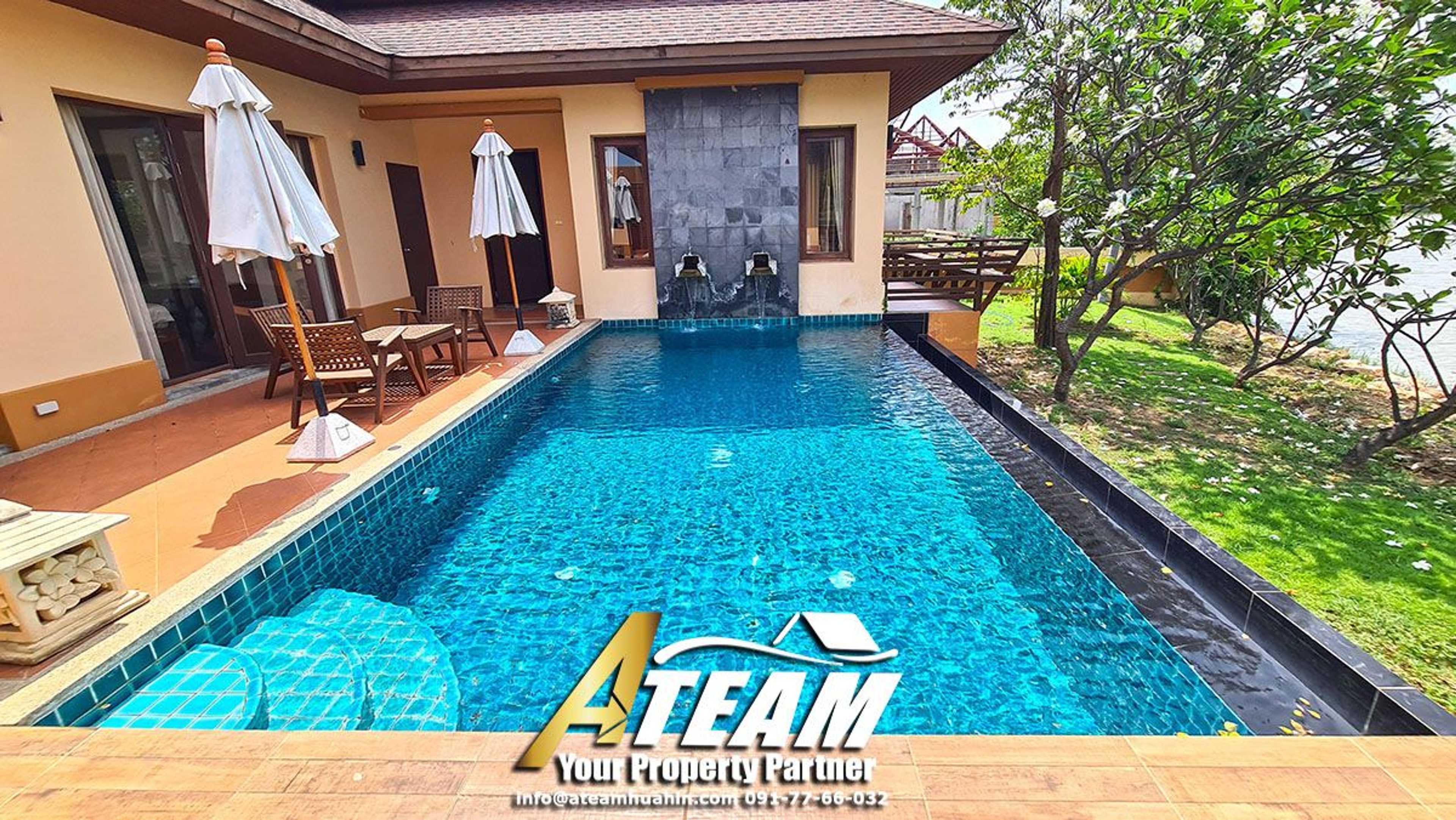Rare lake side pool villa 800m from Kao Takiab thumbnail 22