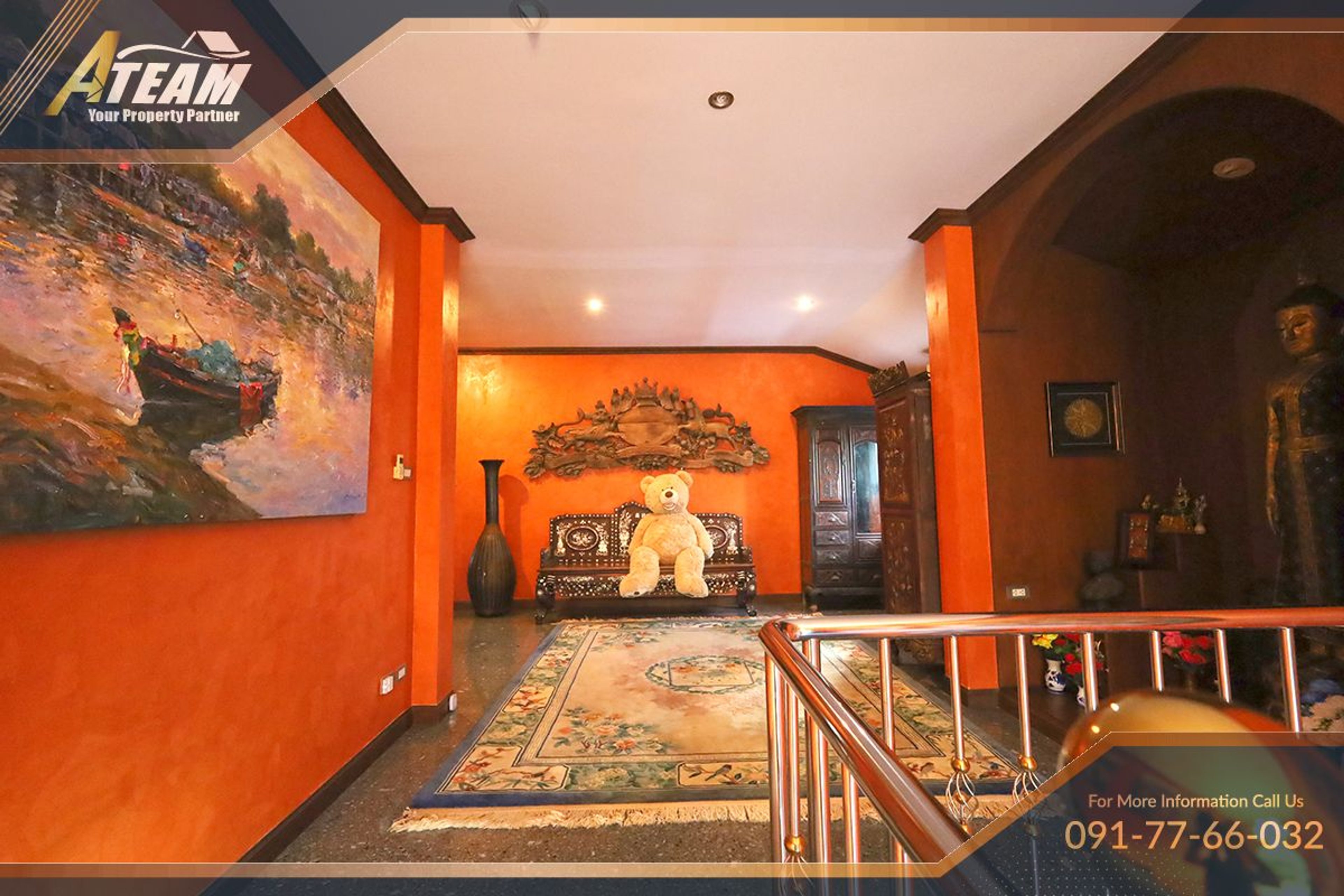 Unique Mansion on 1 Rai with incredible tropical  garden thumbnail 24