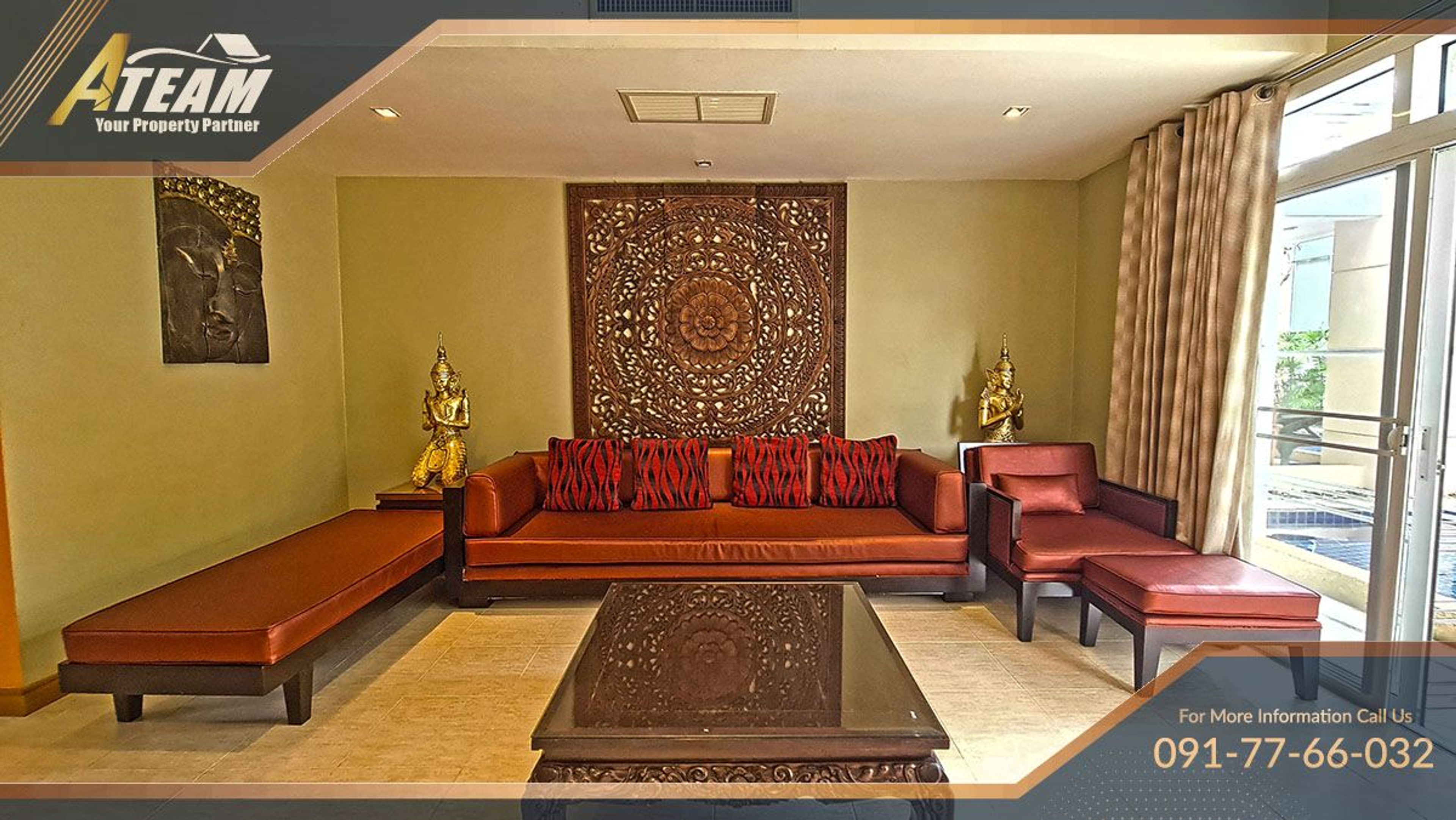 Apartment / Condo For Rent - - 2 Bedrooms - 2 Bathrooms - Price ฿39,00 thumbnail 4