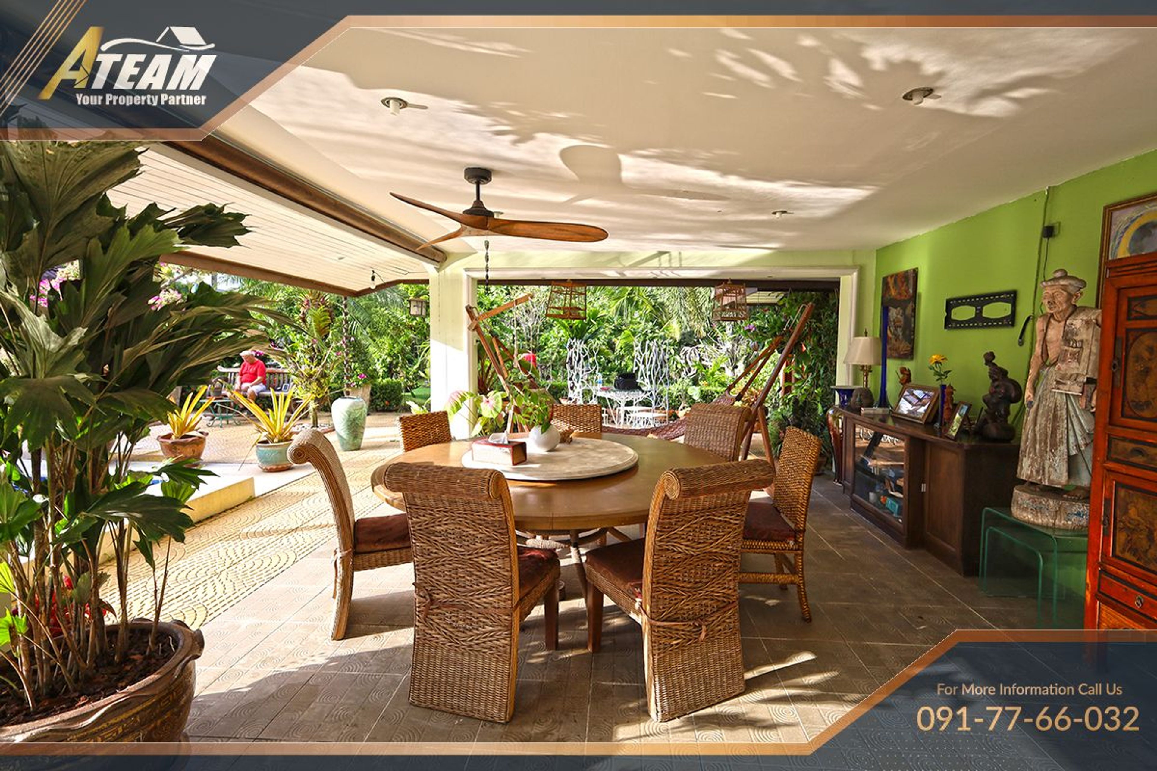 Unique Mansion on 1 Rai with incredible tropical  garden thumbnail 60