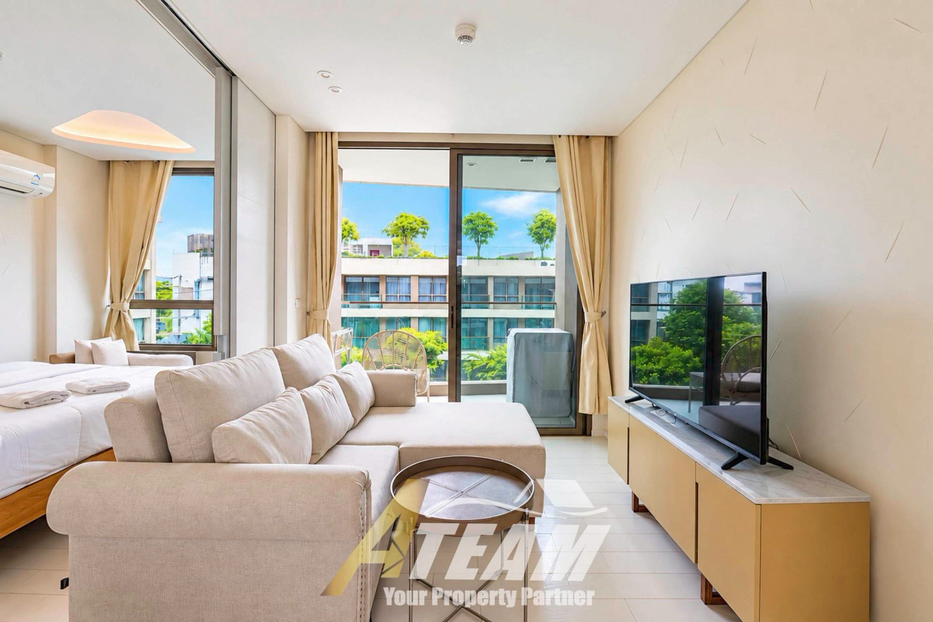 Modern 1-Bedroom Pool View Condo for Rent at Veranda Residence Hua Hin, thumbnail 4